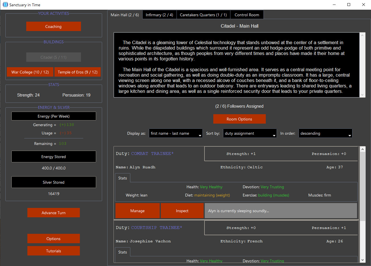 Sanctuary in Time screenshot 1