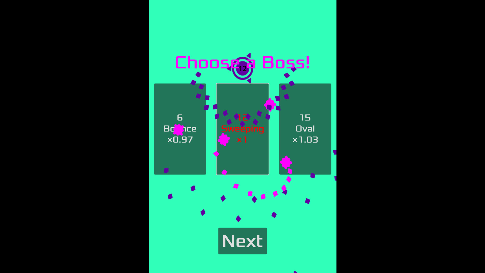 Rank · Boss · Bullets screenshot 2