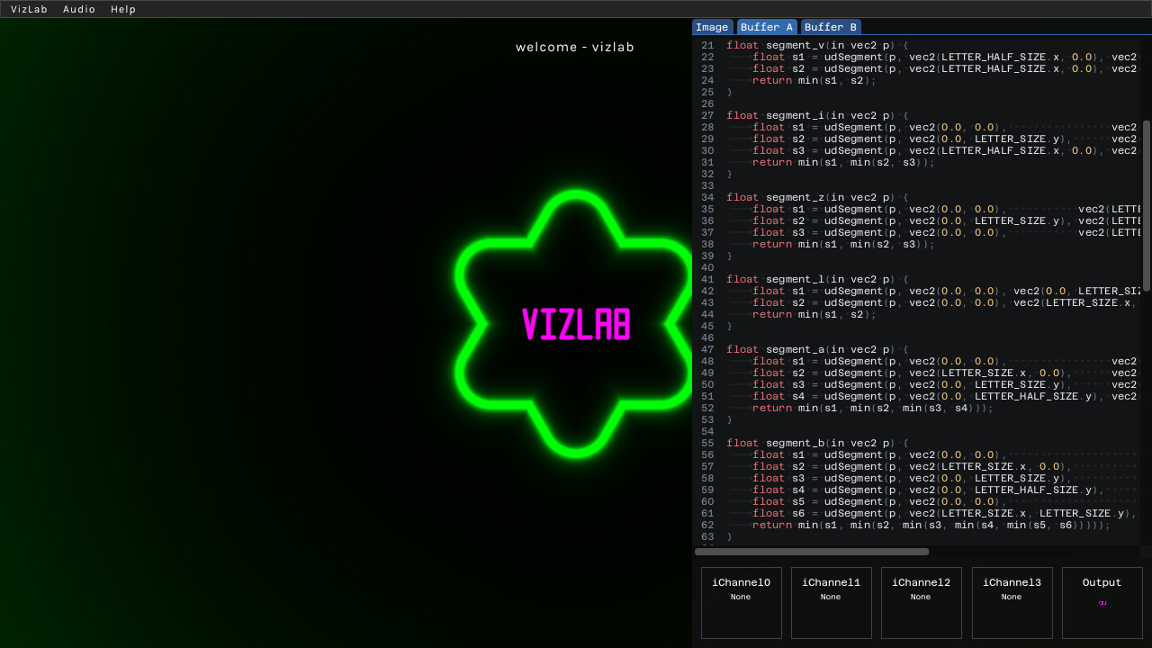 VizLab screenshot 2