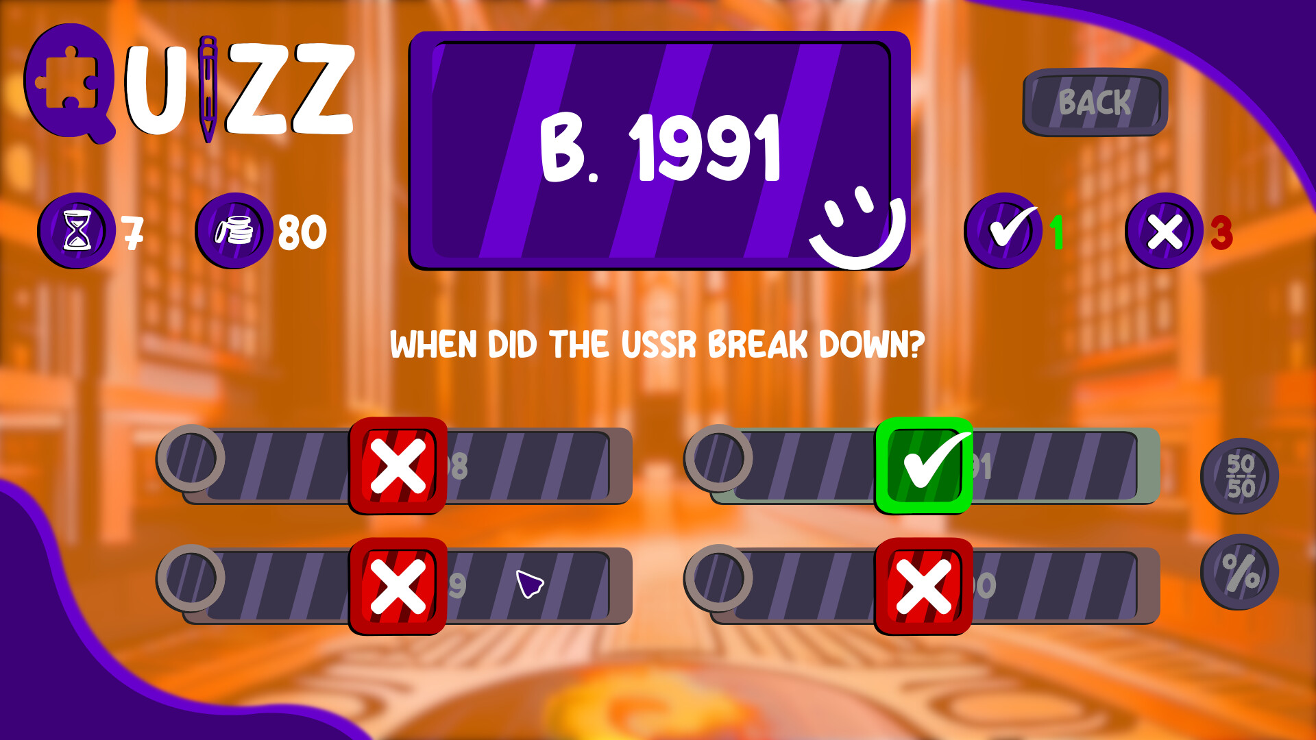 Quizz screenshot 2