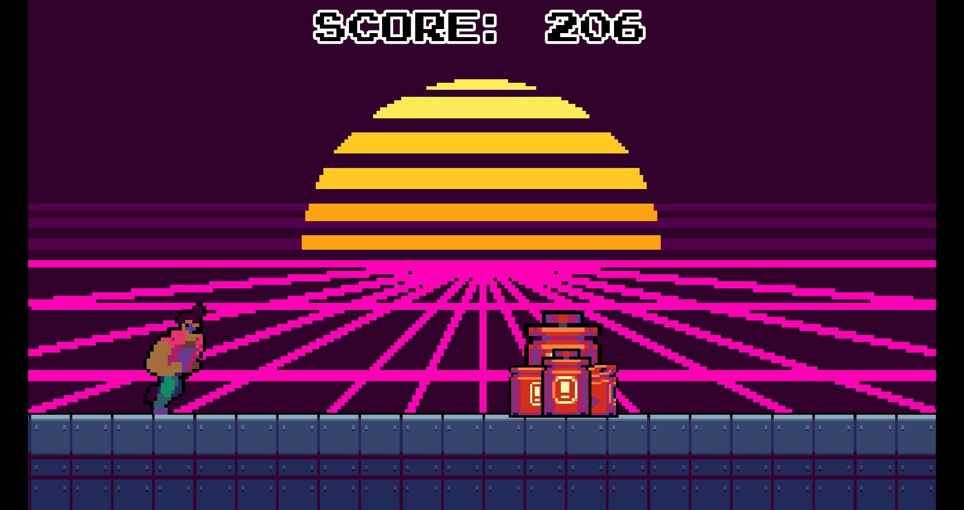 Synthwave Runner screenshot 5