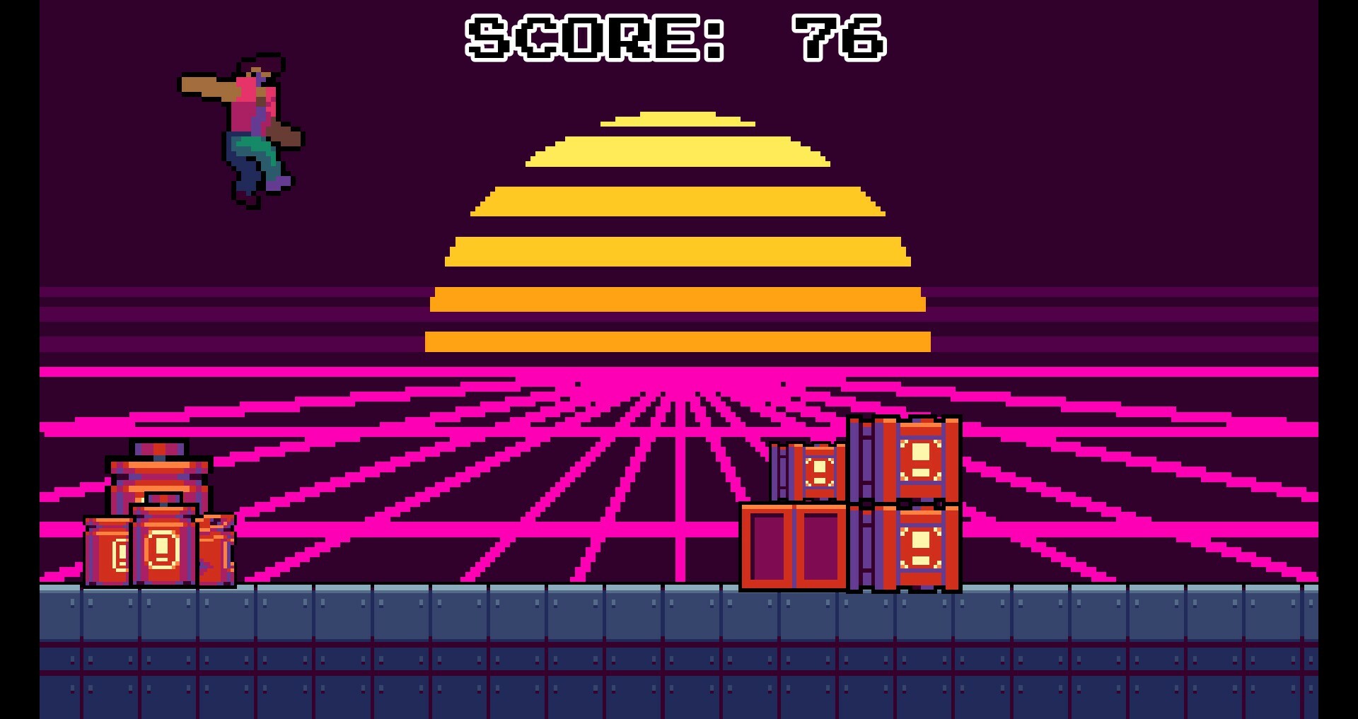 Synthwave Runner screenshot 4