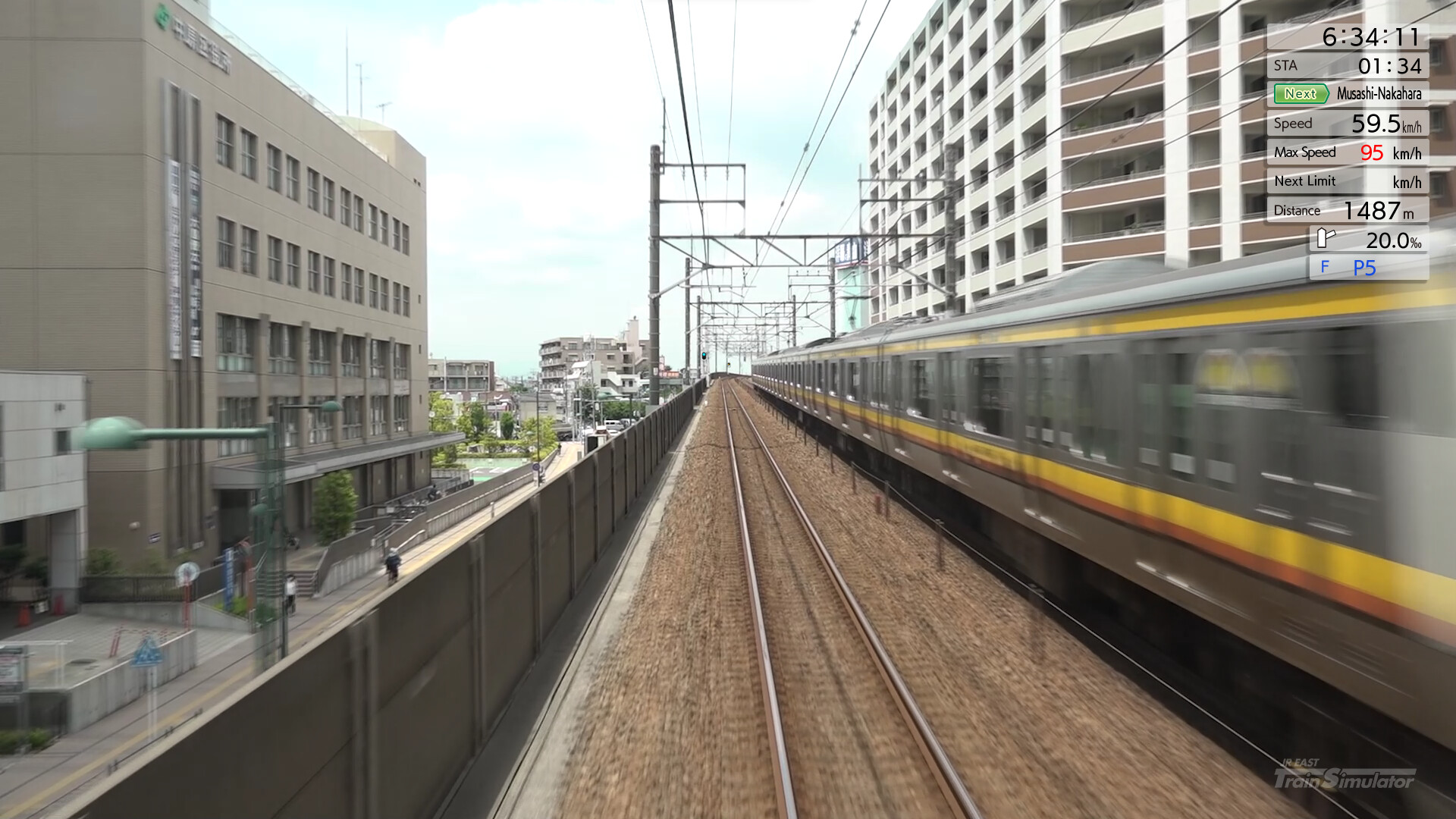 JR EAST Train Simulator: Nambu Line (Kawasaki to Tachikawa) E233-8000 series Tsurumi Line (Tsurumi to Ogimachi,Okawa,Umishibaura) 205-1100 series screenshot 10