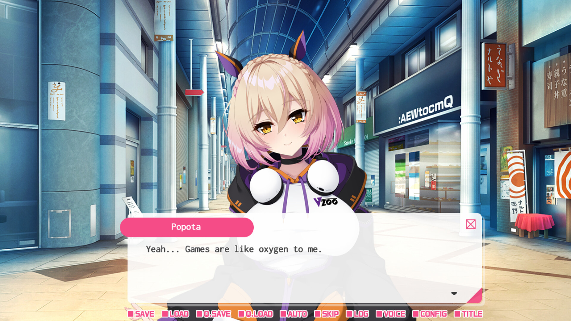 My oshi vtuber jumped through the screen and now we're living together: Chill and vibey beast girl game streamer screenshot 5