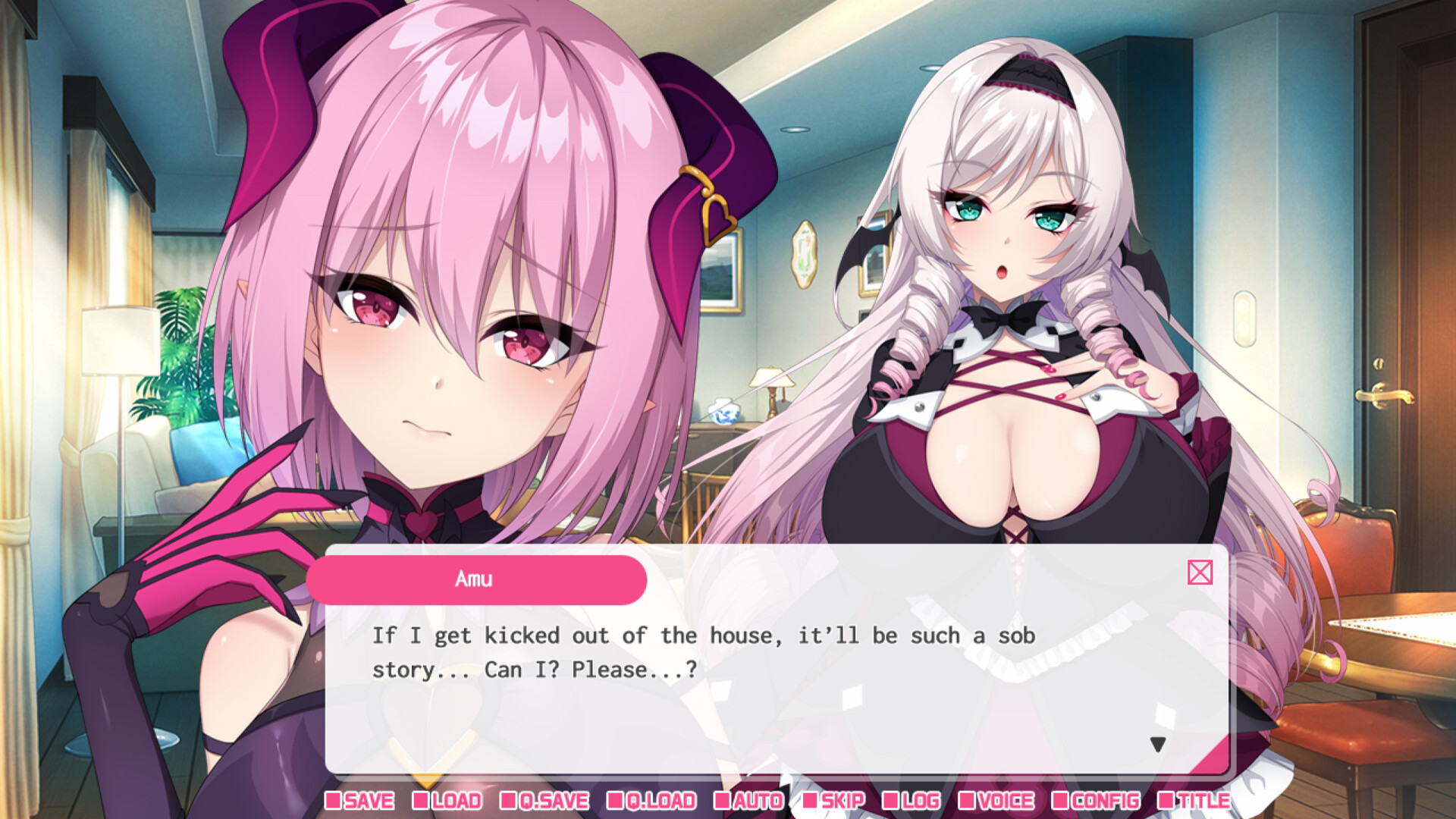 My oshi vtuber jumped through the screen and now we're living together: Slightly psycho succubus ASMR streamer screenshot 2