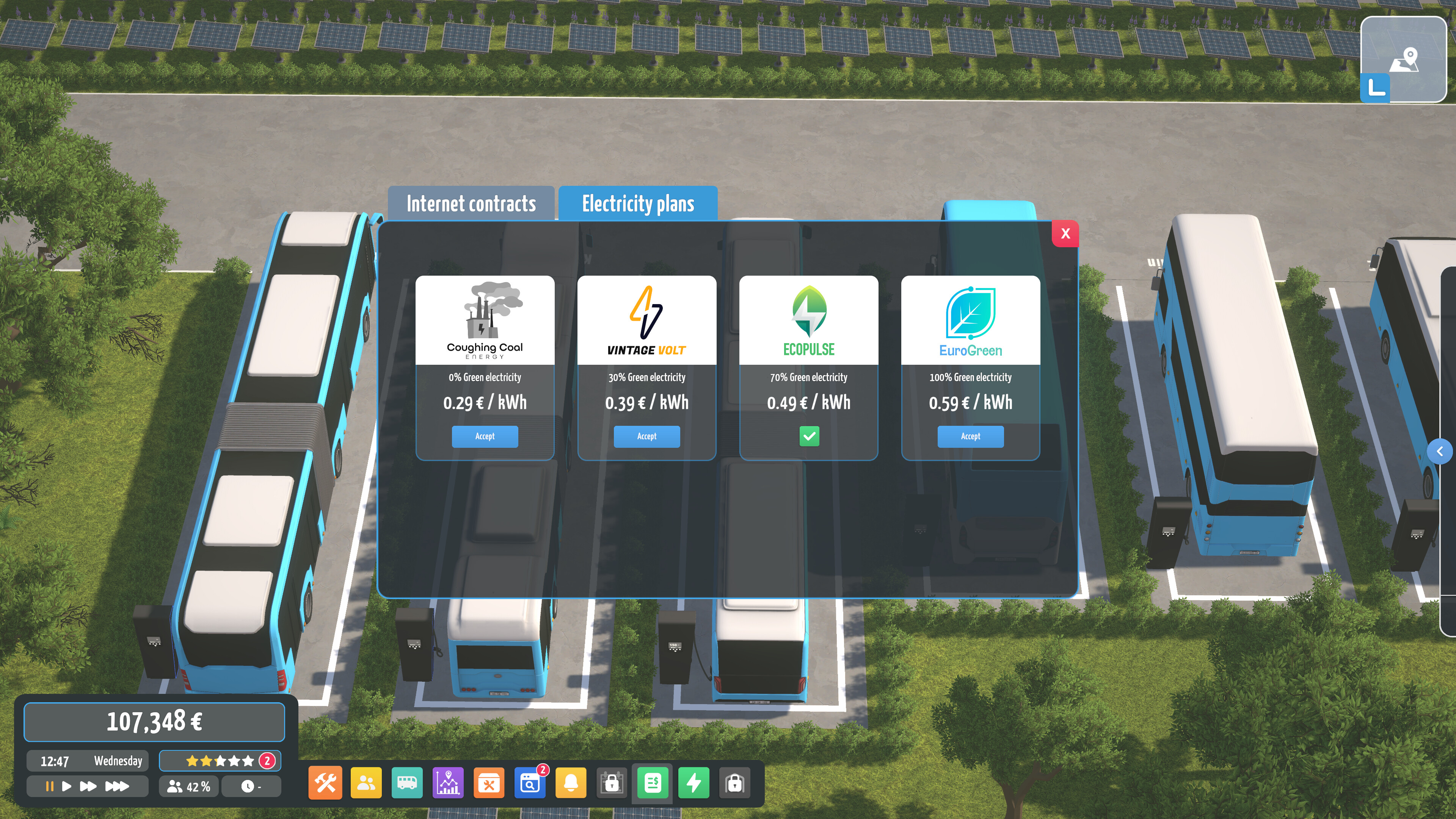 City Bus Manager - E-Bus & Green Energy screenshot 6