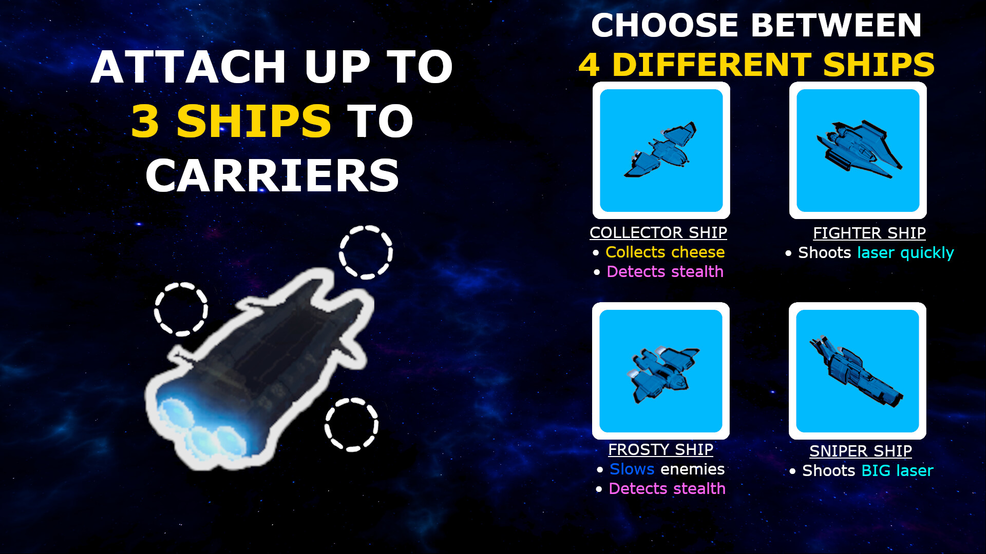Space Cheese Defenders screenshot 1