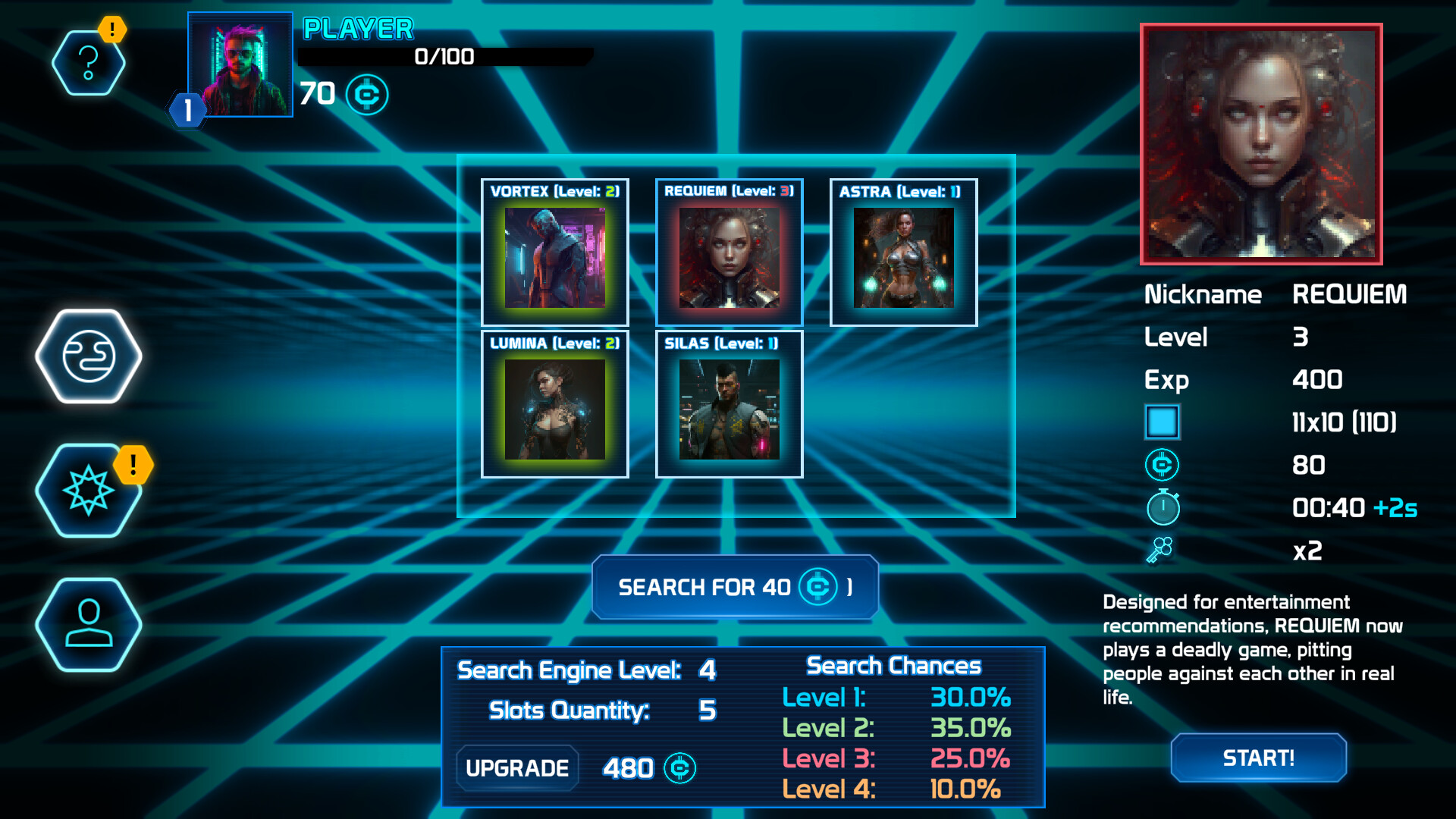 Neon Net screenshot 3