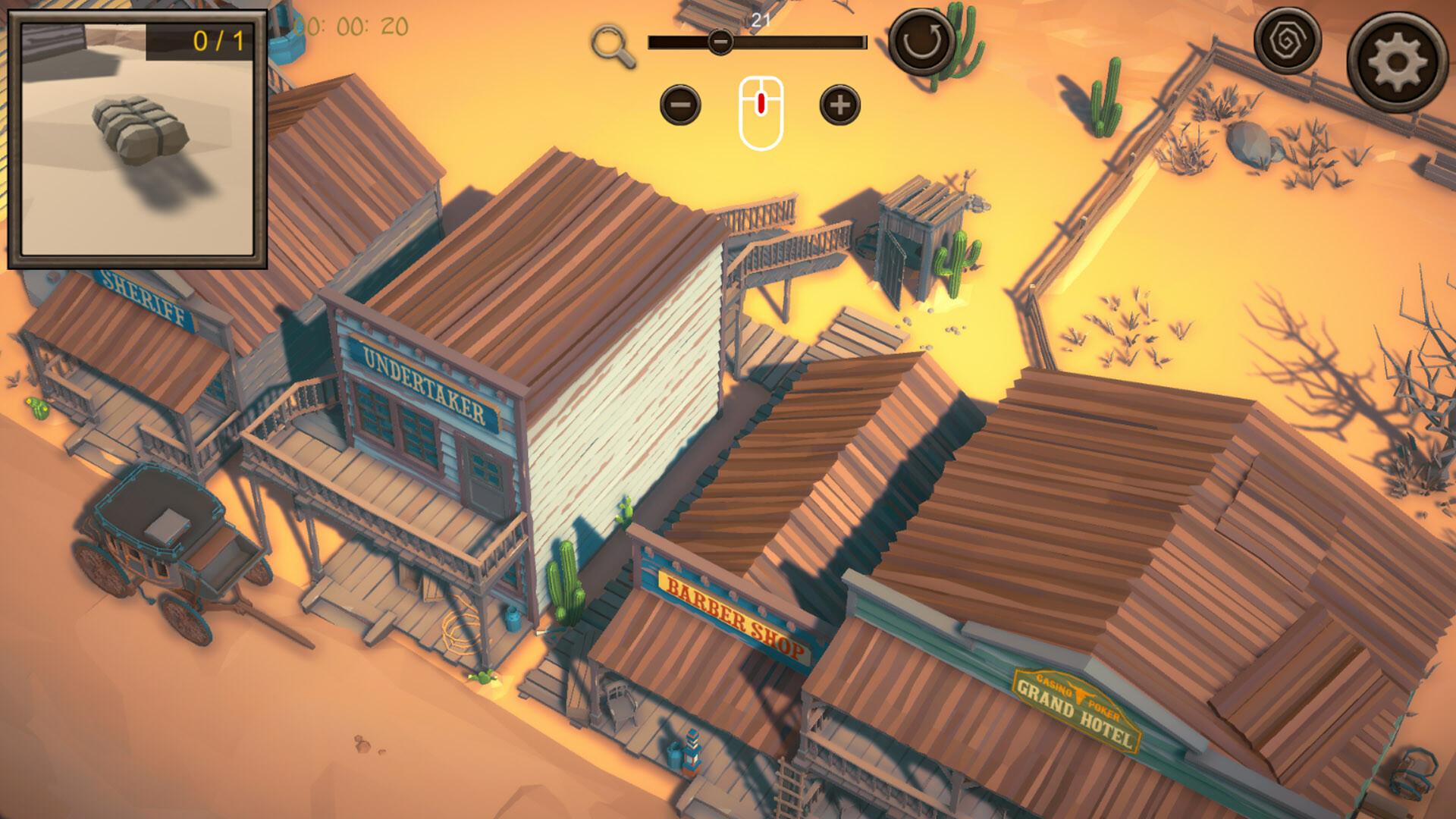 Hidden Western Top-Down 3D screenshot 4