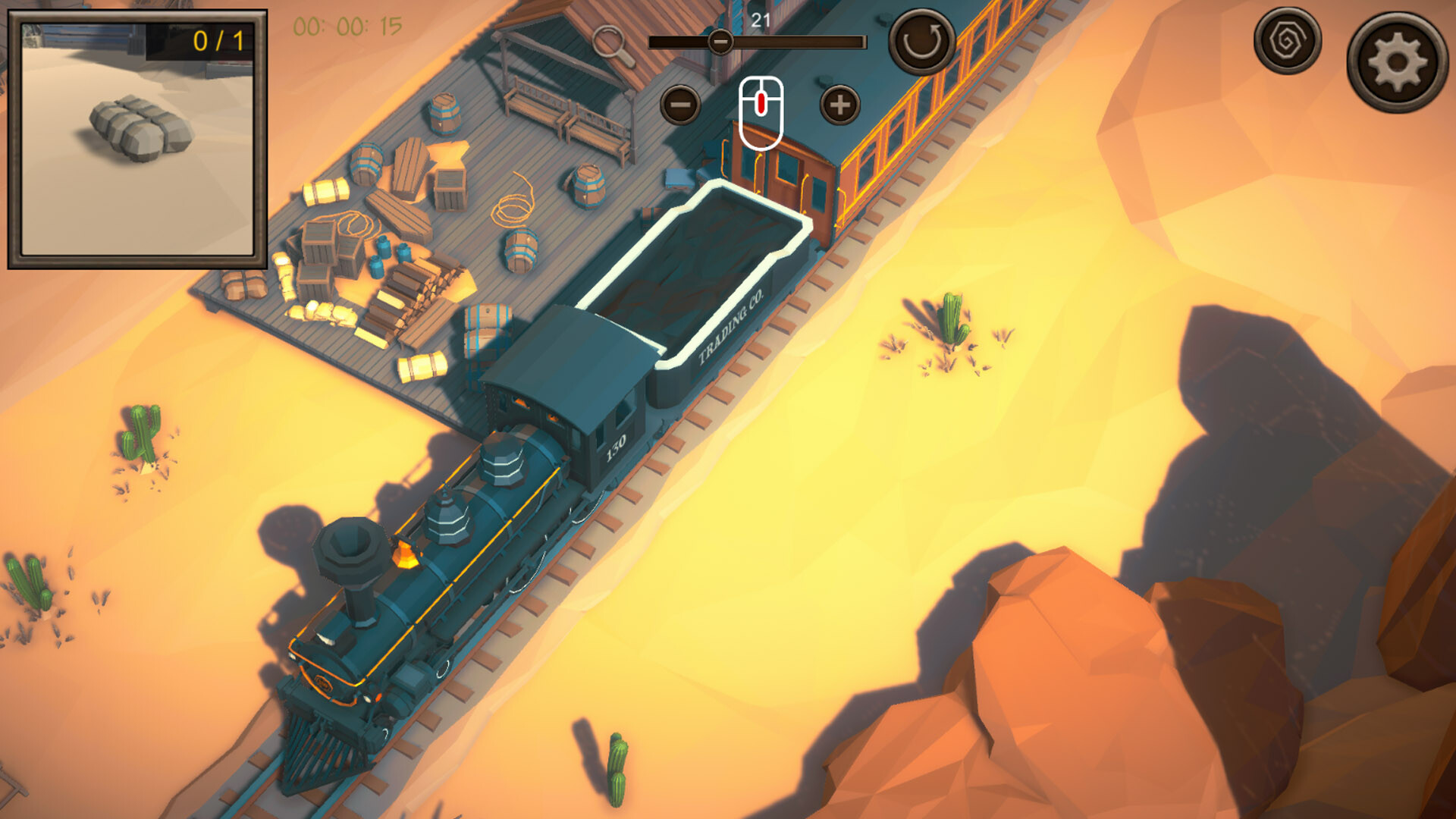 Hidden Western Top-Down 3D screenshot 1