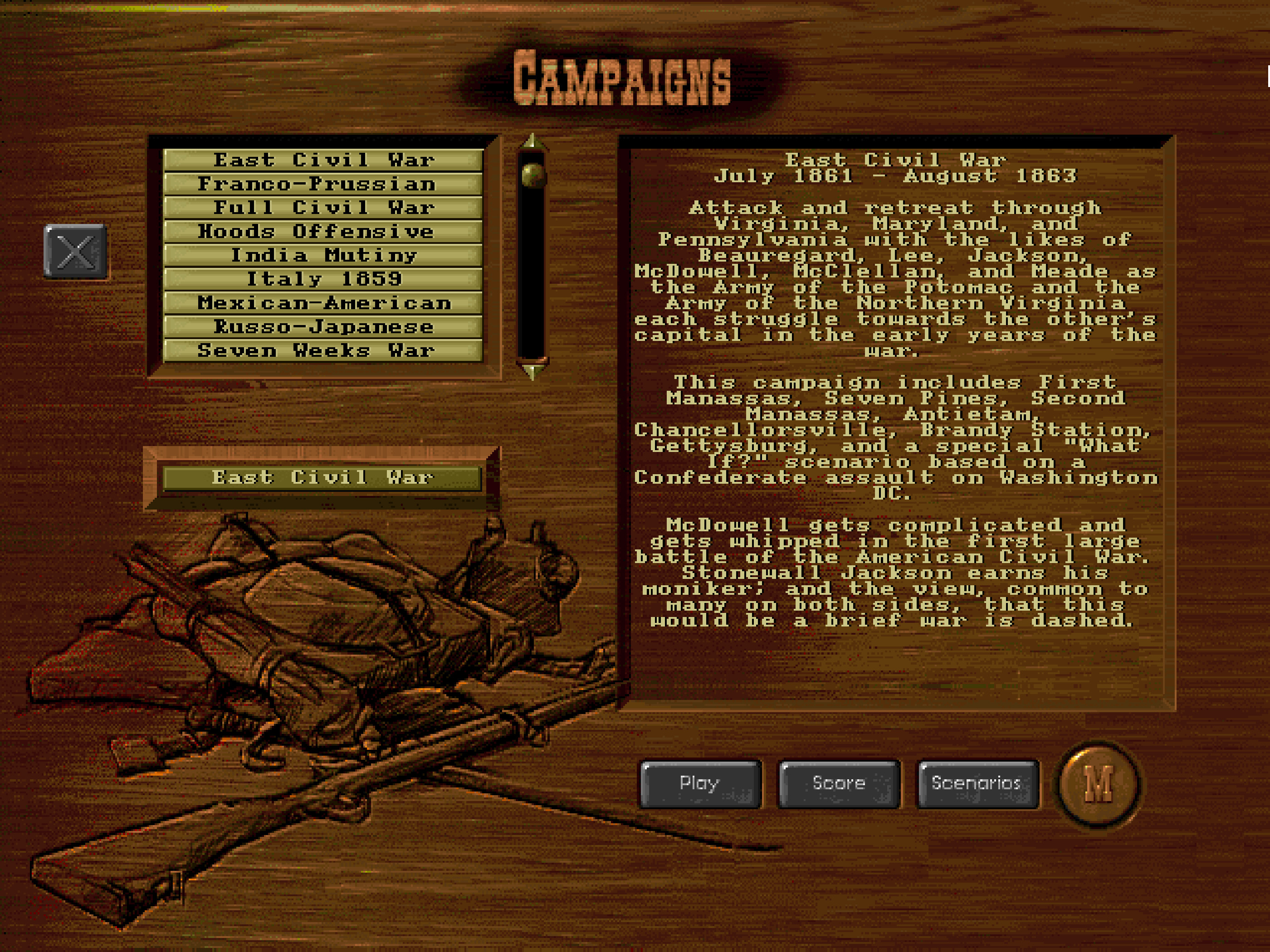 Wargame Construction Set III: Age of Rifles 1846-1905 screenshot 1