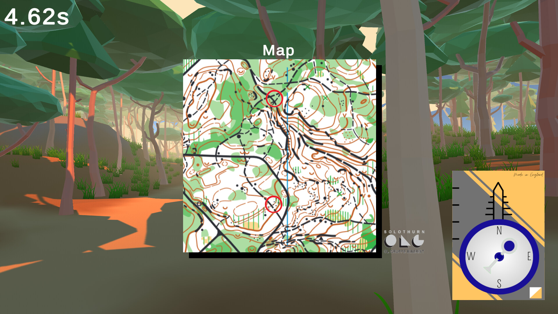 Orienteering Simulator screenshot 2