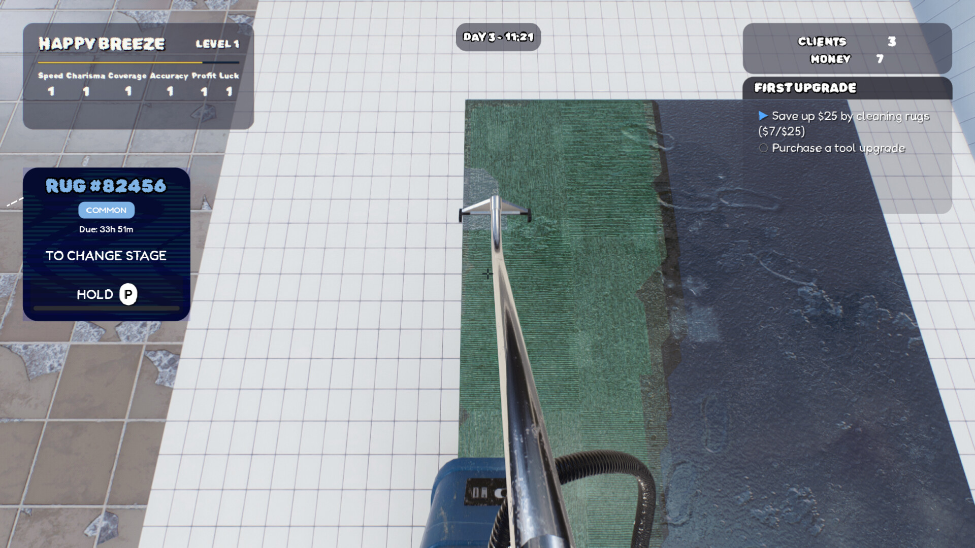 Rug Cleaning Simulator screenshot 1