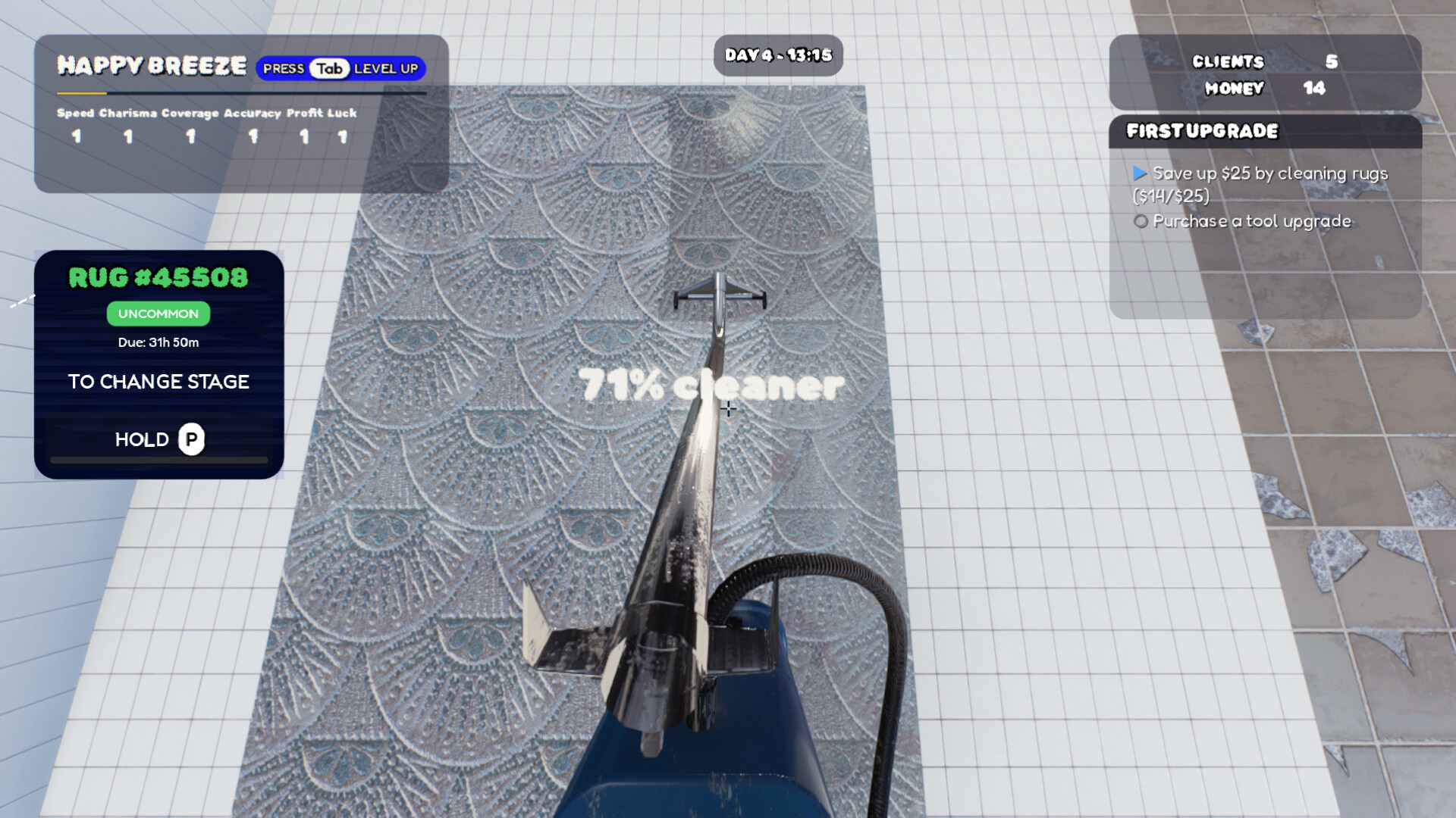 Rug Cleaning Simulator screenshot 2