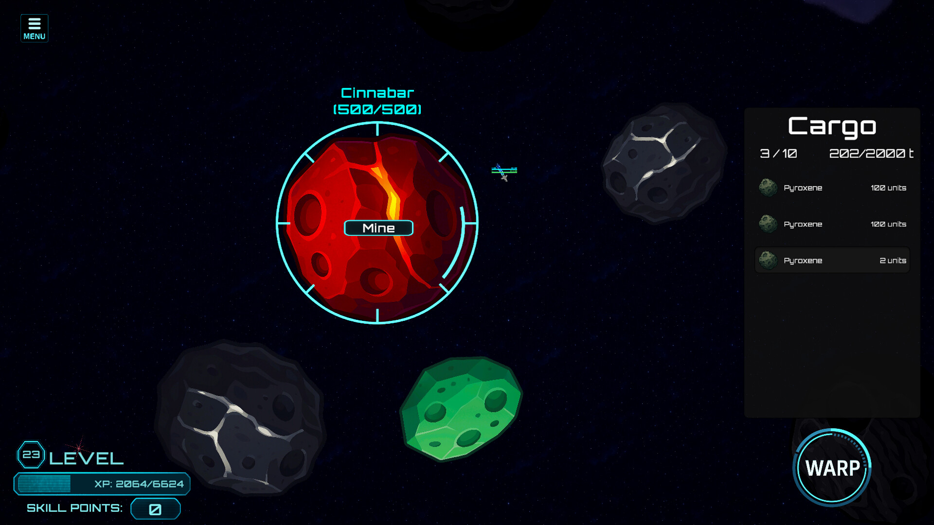 AsteroidMiner (Working Title) screenshot 3
