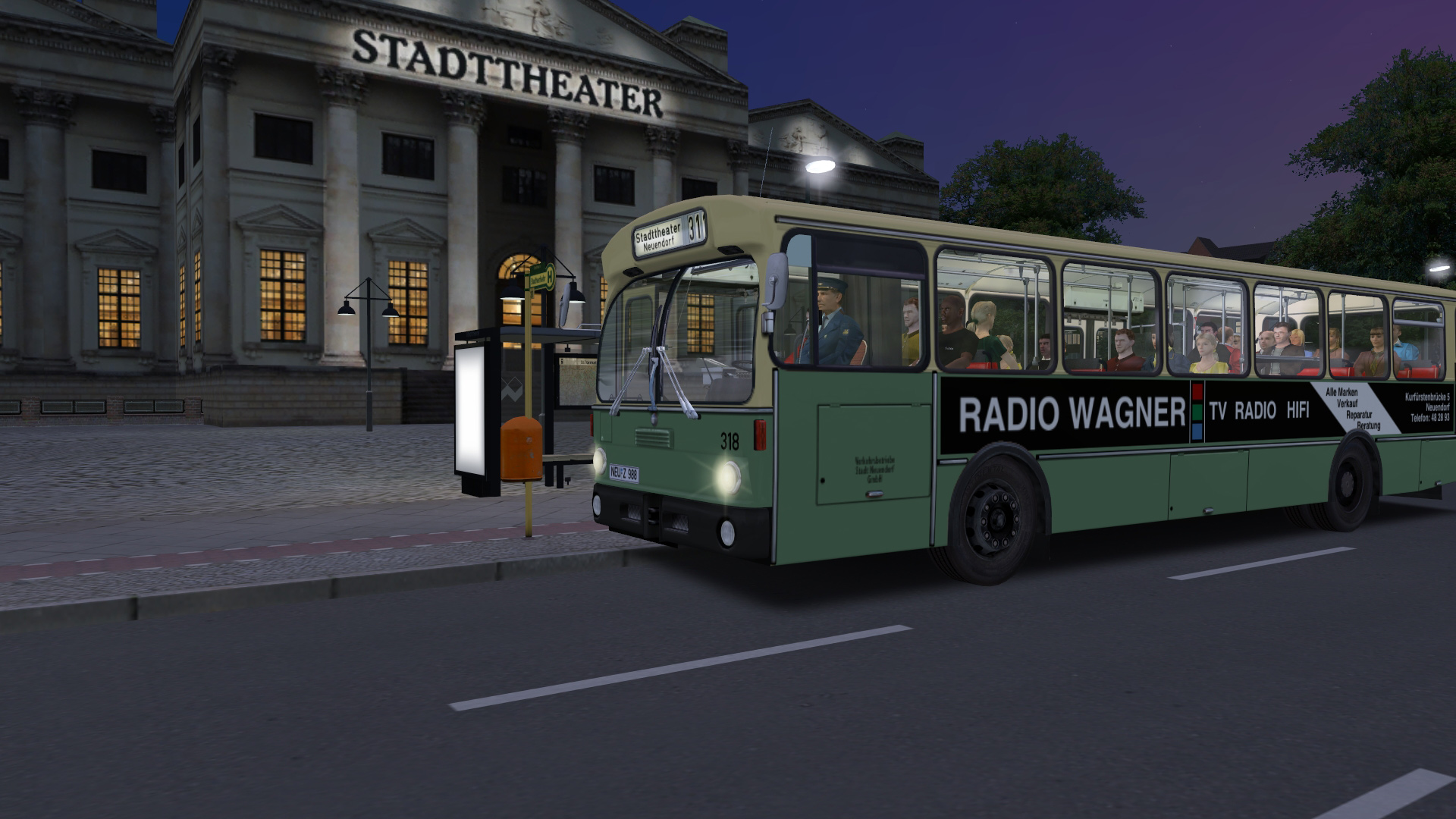 OMSI 2 Add-on City Bus O305 screenshot 2