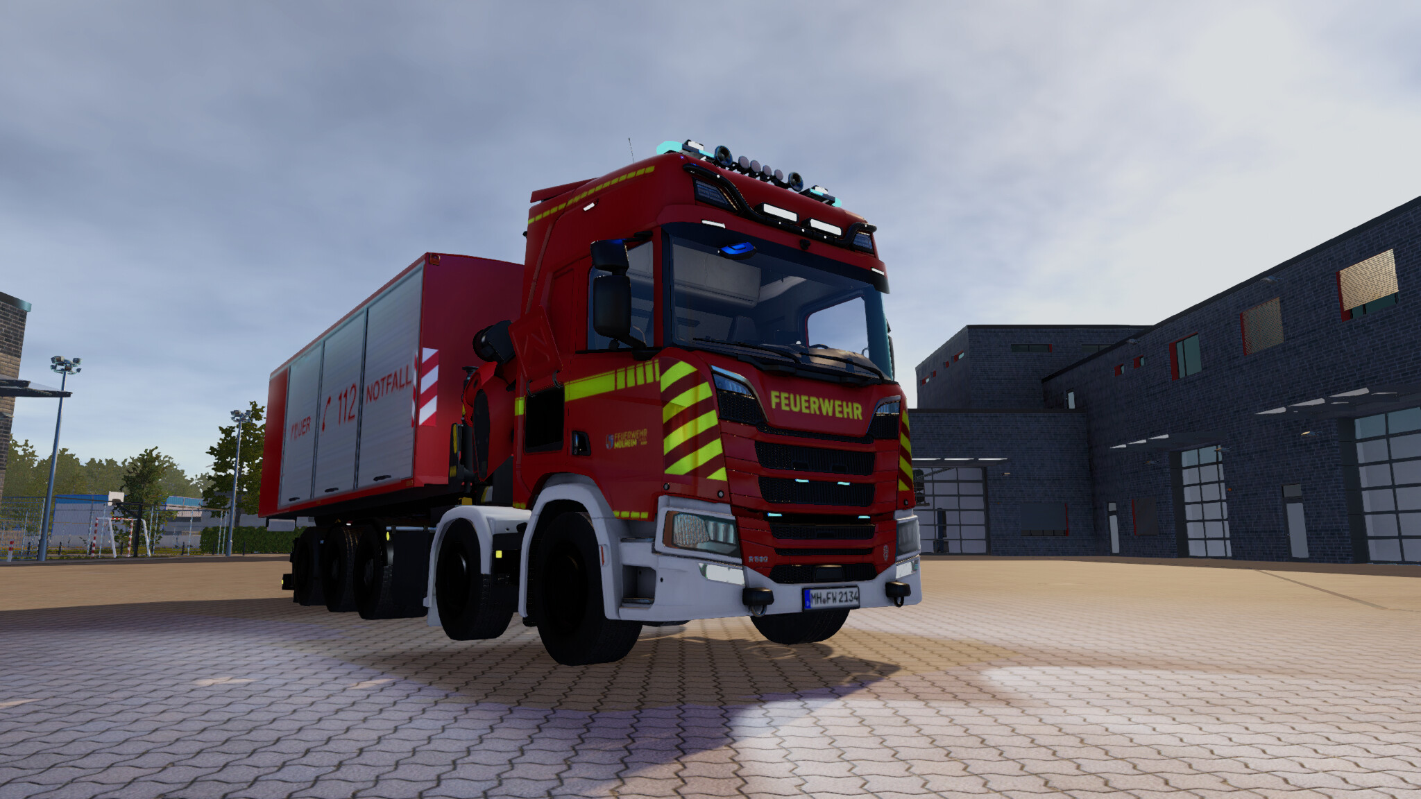 Notruf 112 - Die Feuerwehr Simulation 2: WLF - Das Wechselladerfahrzeug screenshot 5