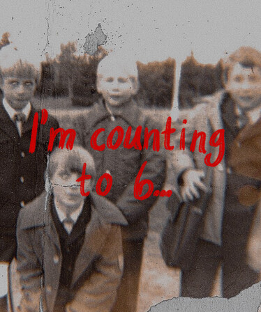 I'm counting to 6...
