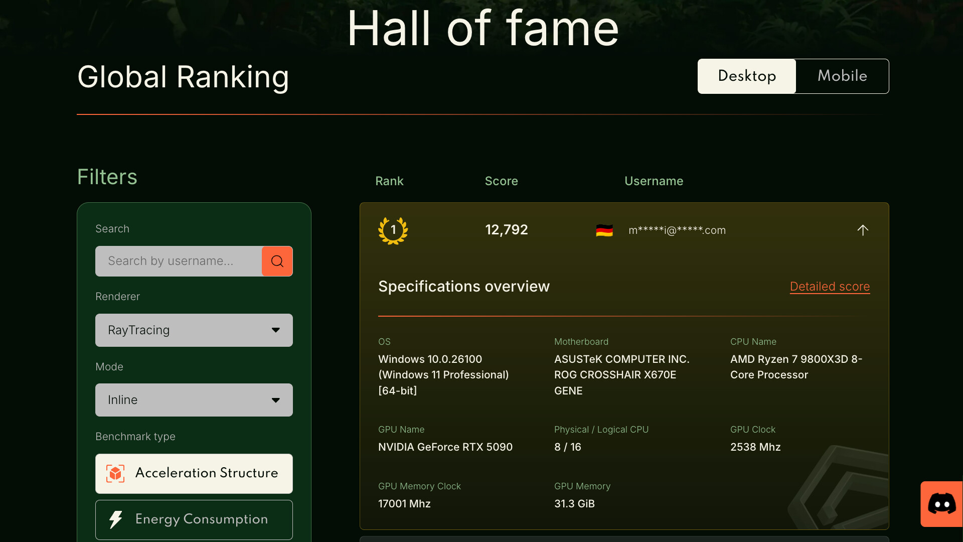 Evolve Benchmark screenshot 1