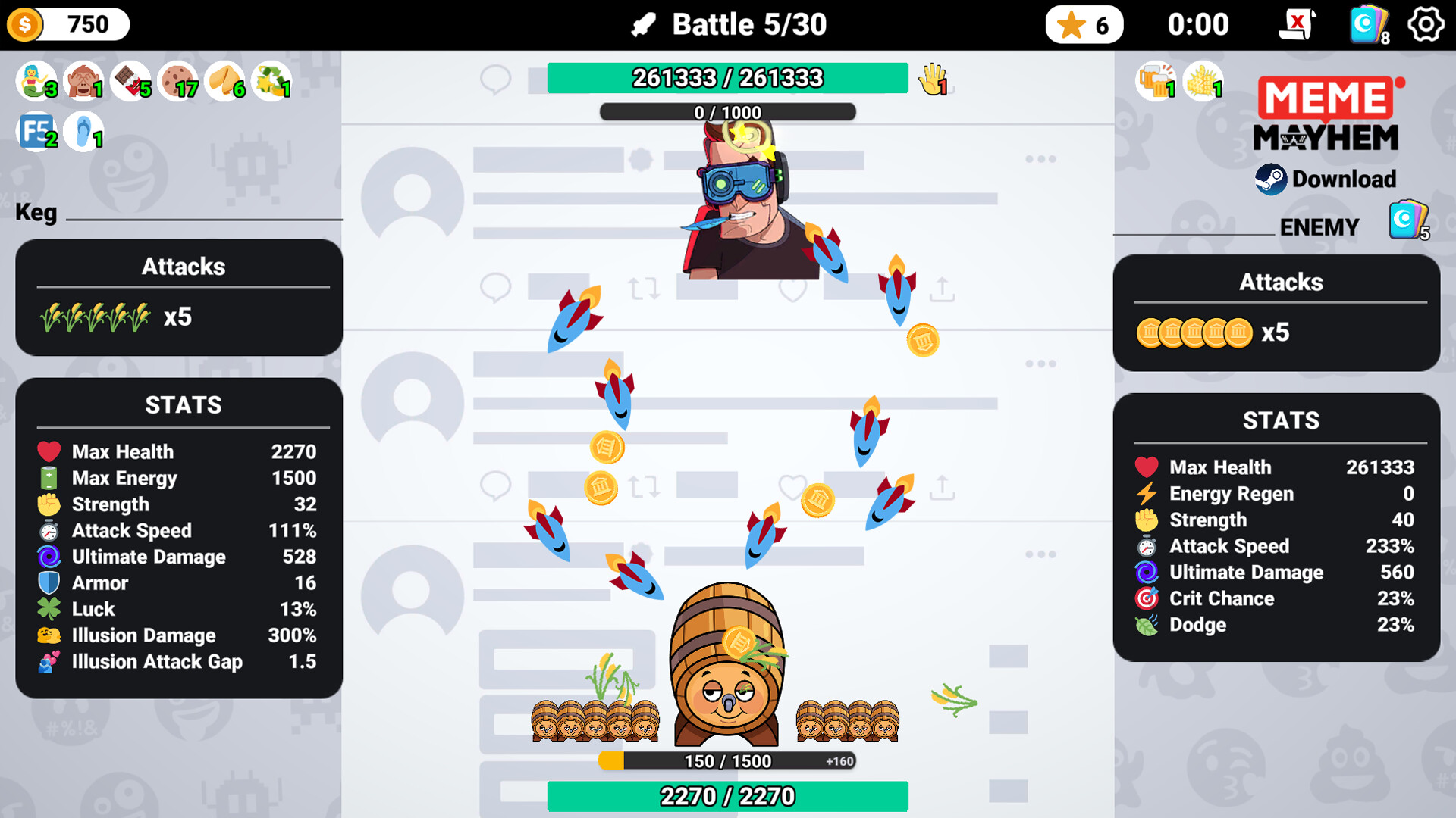 Meme Mayhem screenshot 1
