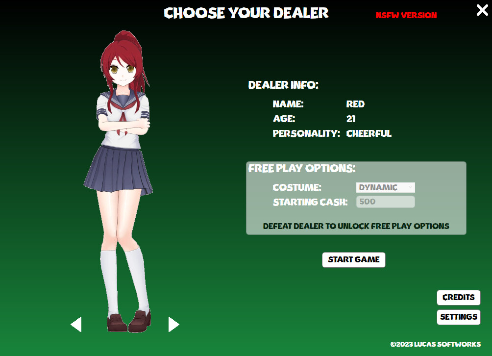 Sexy Blackjack screenshot 1