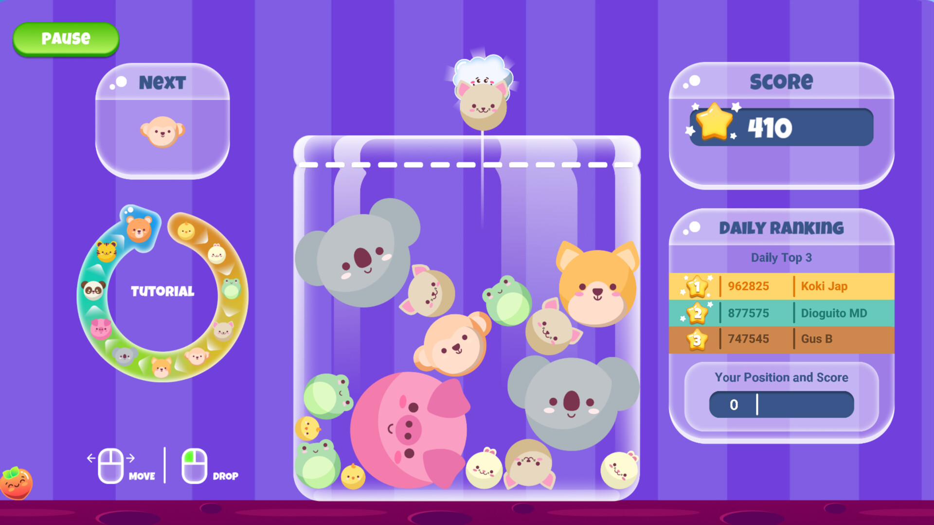 Watermelon Suika Game screenshot 5