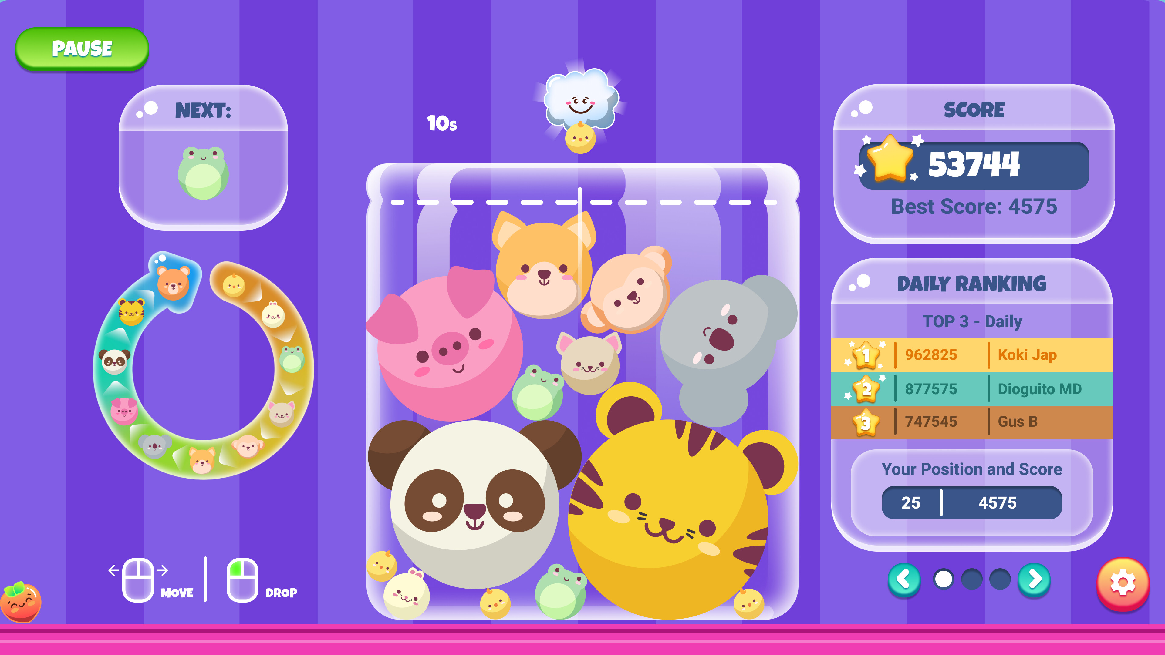 Watermelon Suika Game screenshot 3