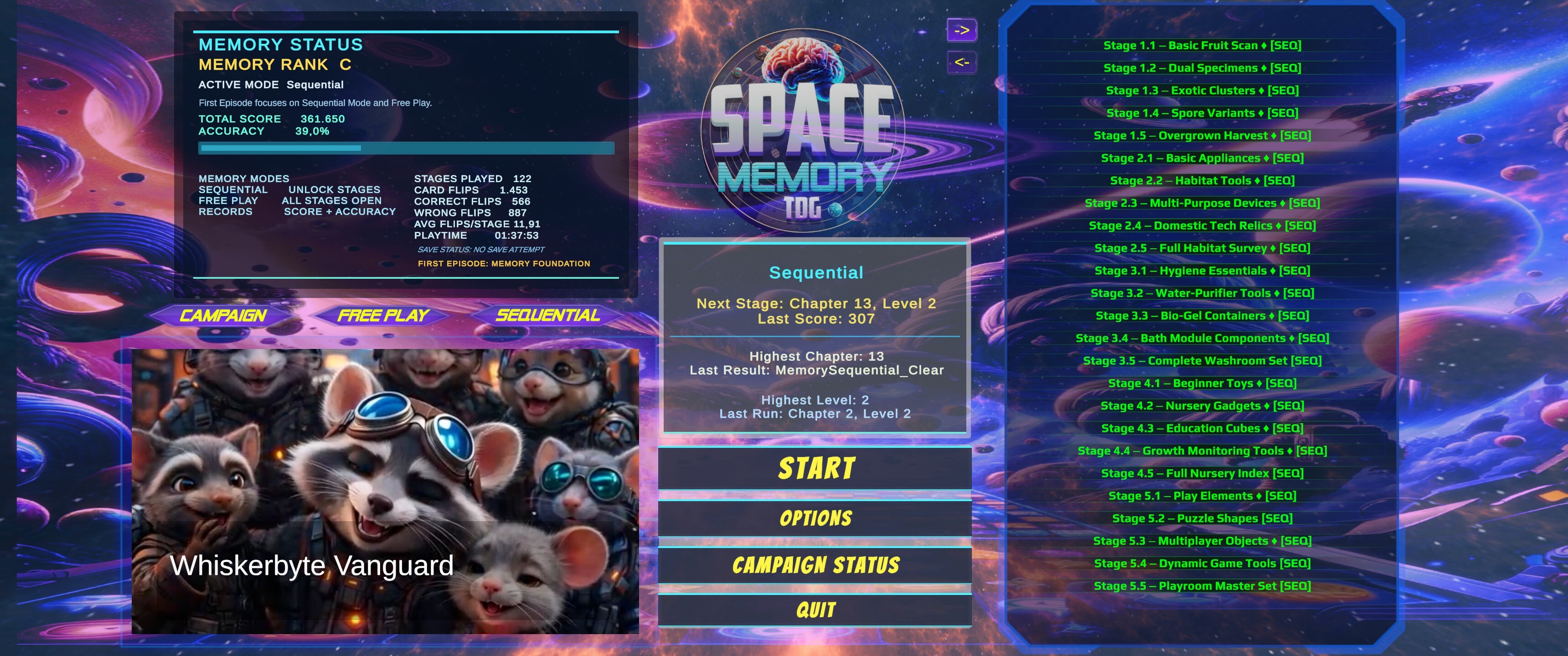 Space Memory TDG screenshot 5
