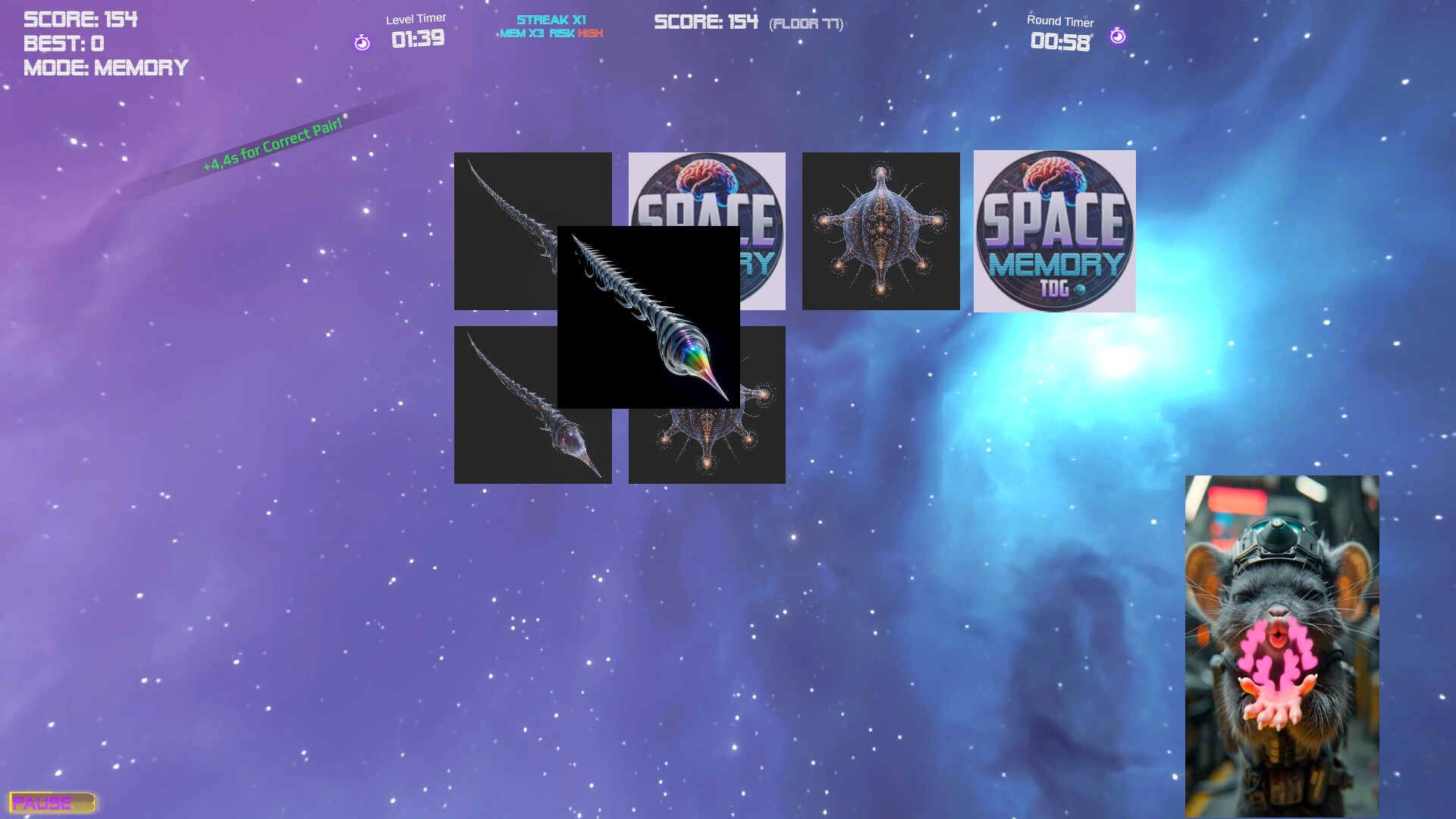 Space Memory TDG screenshot 2