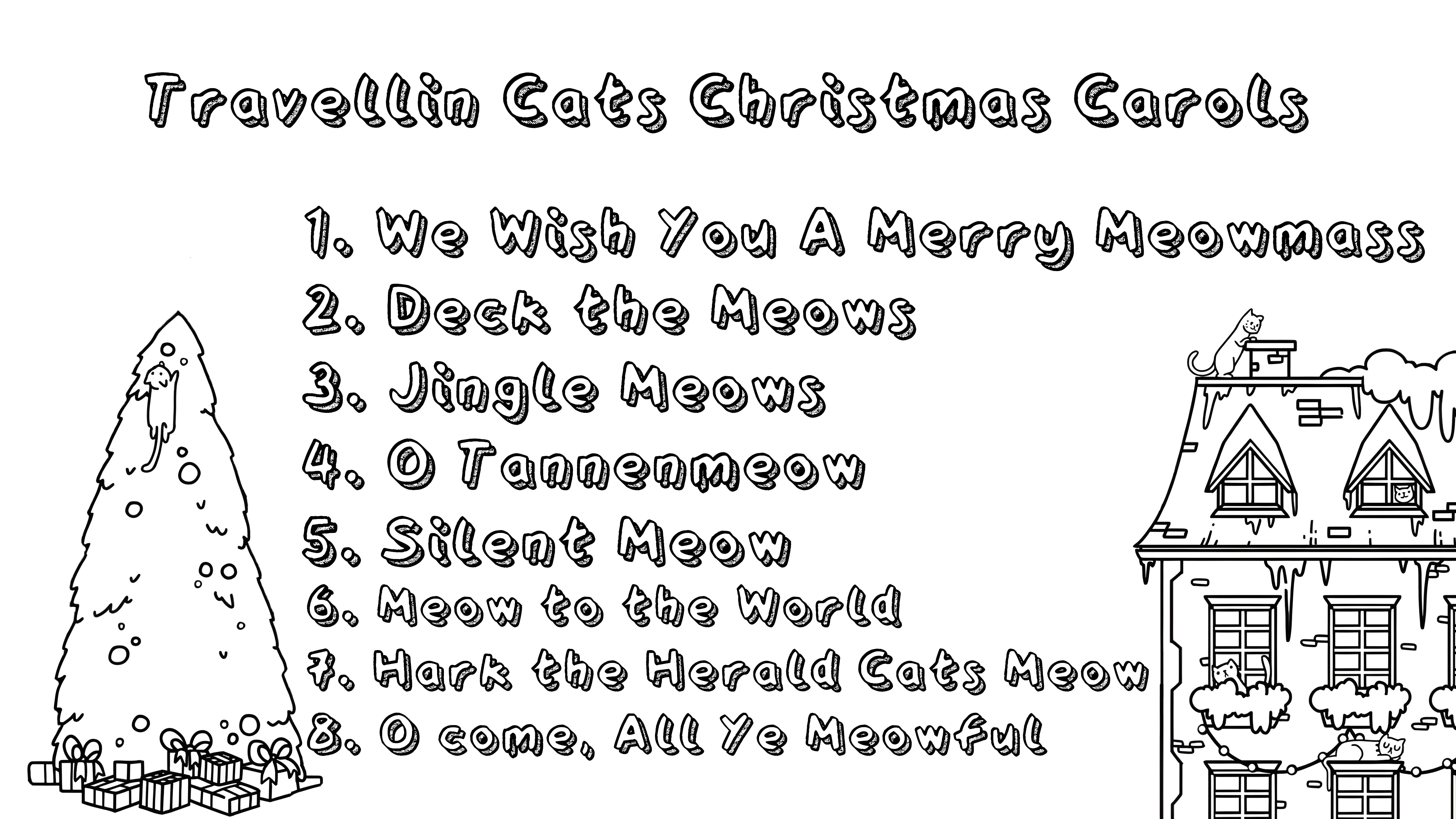 Cats Hidden in Jingle Jam - Christmas Carols screenshot 1