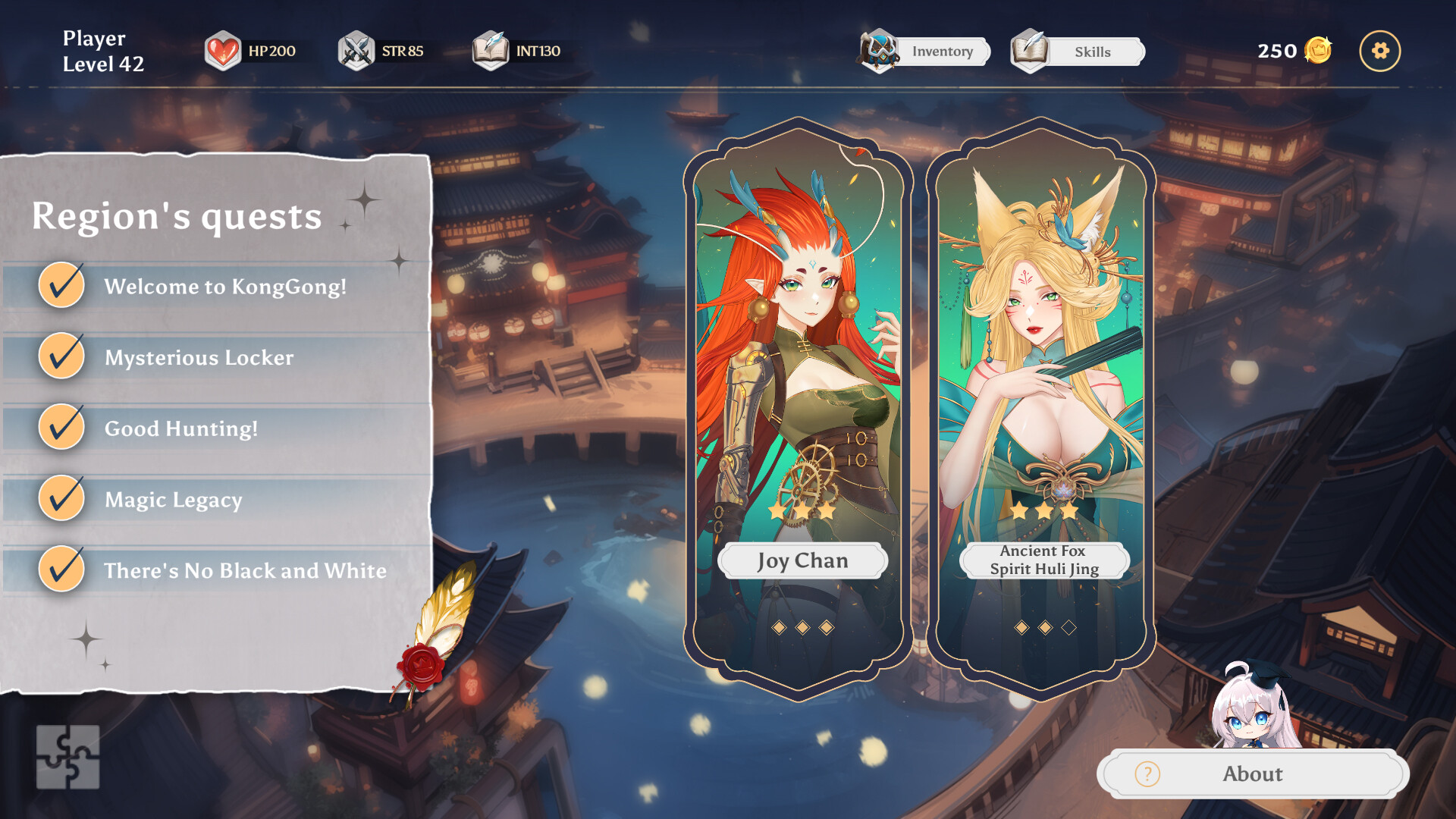 AURA: Hentai Cards - Revenge of the Fox Spirit DLC screenshot 1