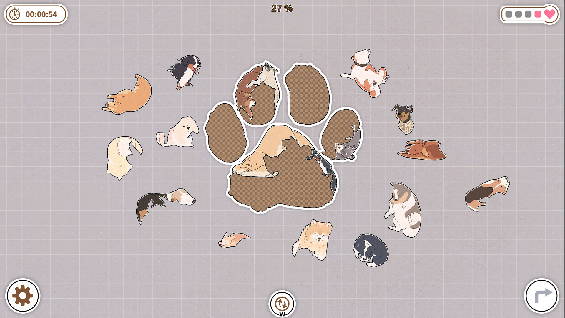 Dogs Huddled Together screenshot 1