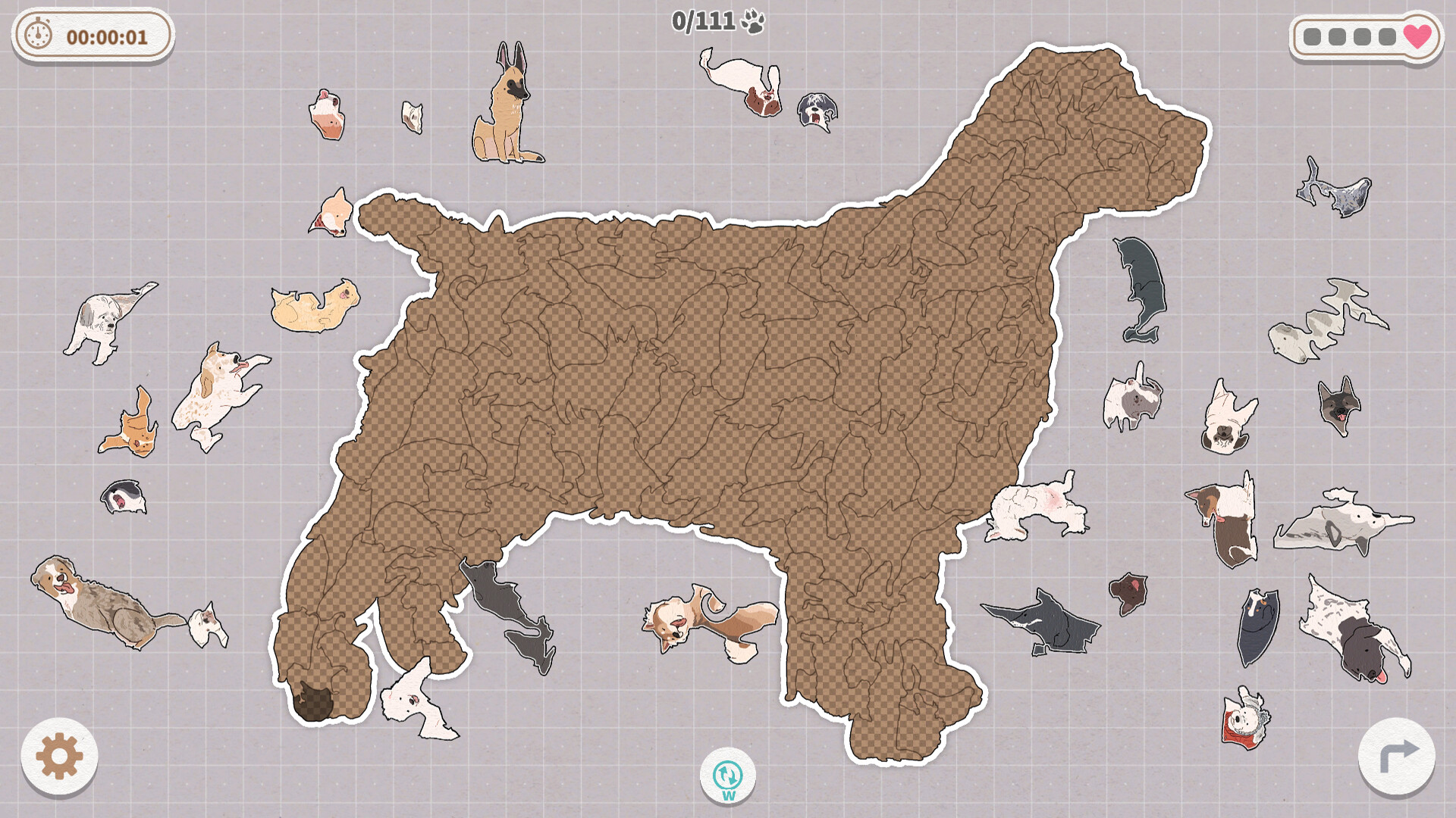 Dogs Huddled Together screenshot 3
