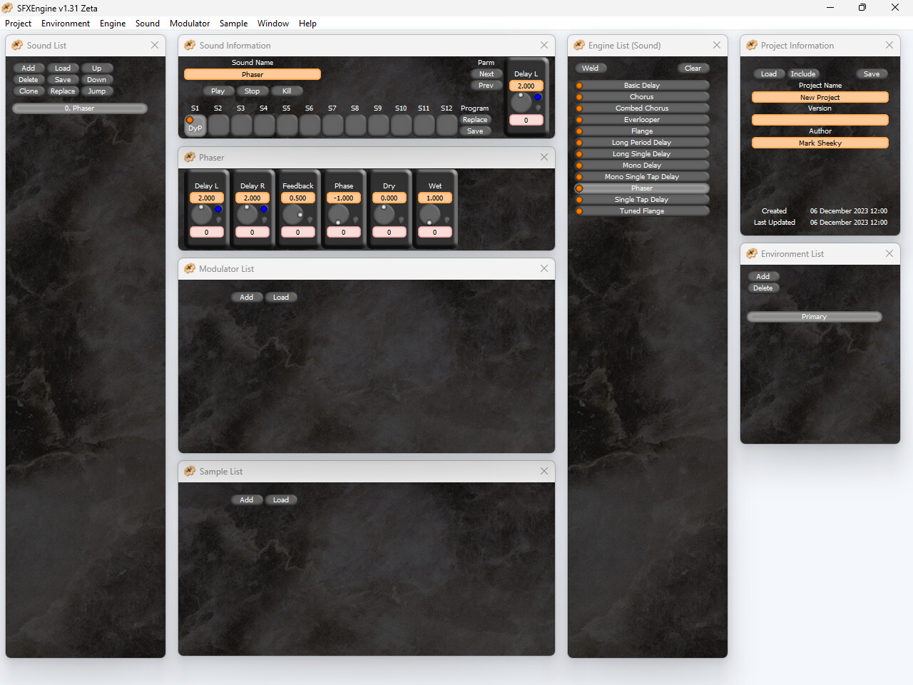 SFXEngine Bolt-on: Delay Engines screenshot 1