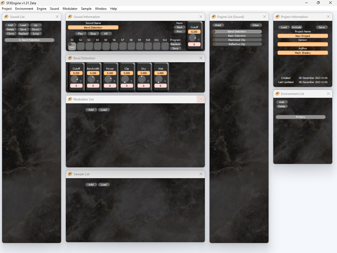 SFXEngine Bolt-on: Distortion Engines screenshot 1
