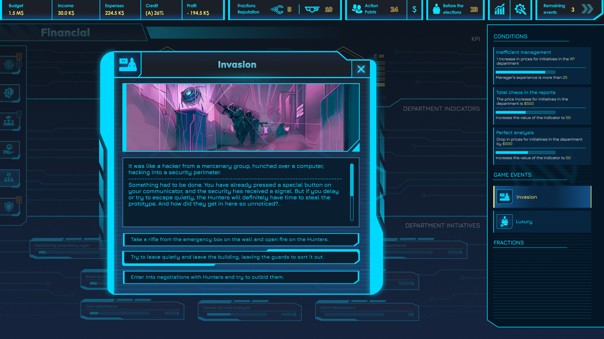 CEO Sim: Cyberpunk screenshot 9