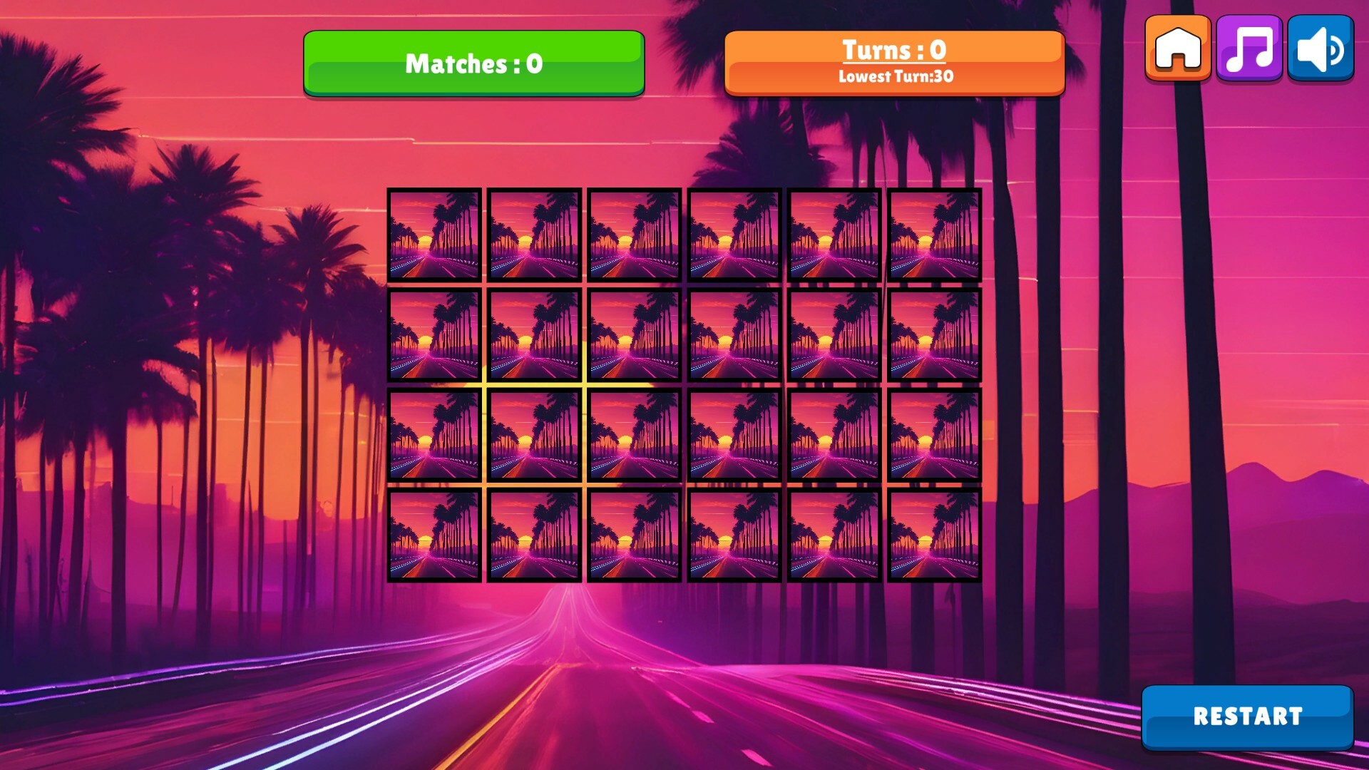 OG Memory: Synthwave Cars screenshot 3