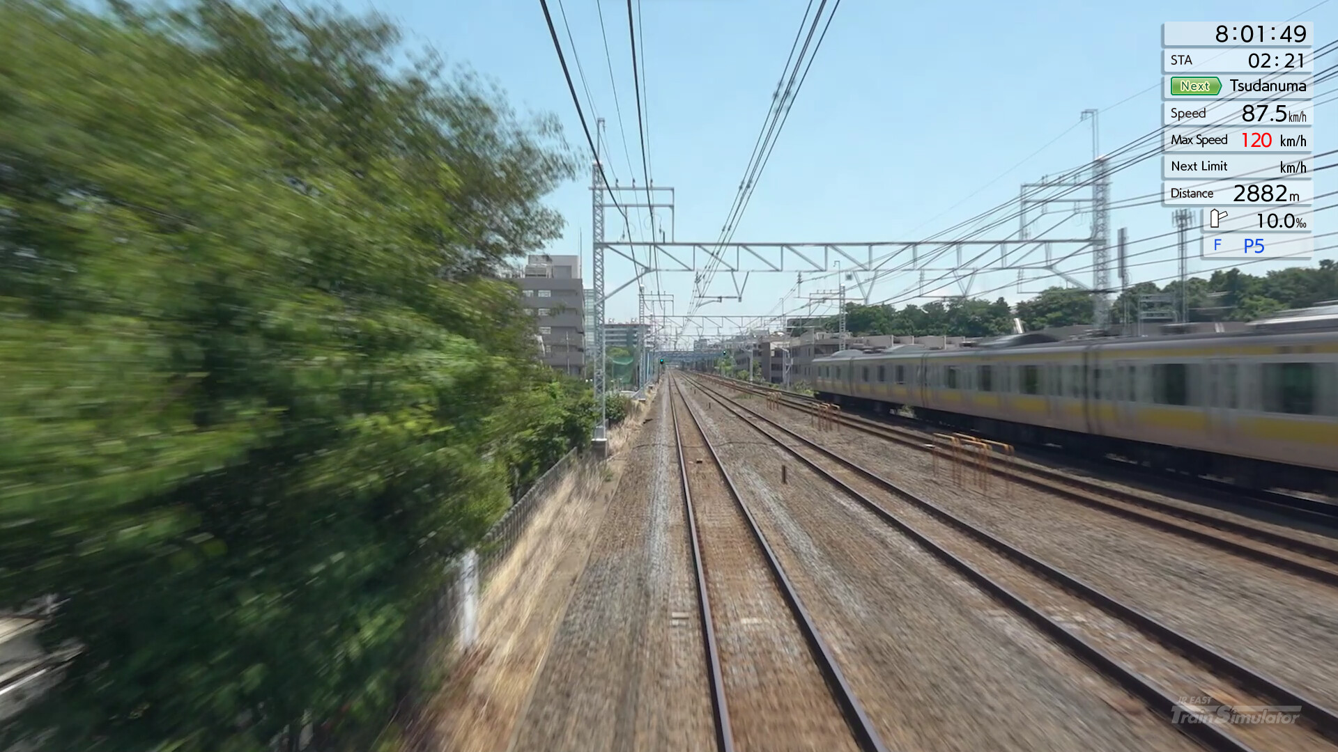 JR EAST Train Simulator: Sobu Line Rapid Service (Tokyo to Narita Airport Terminal 1) E217 series screenshot 14