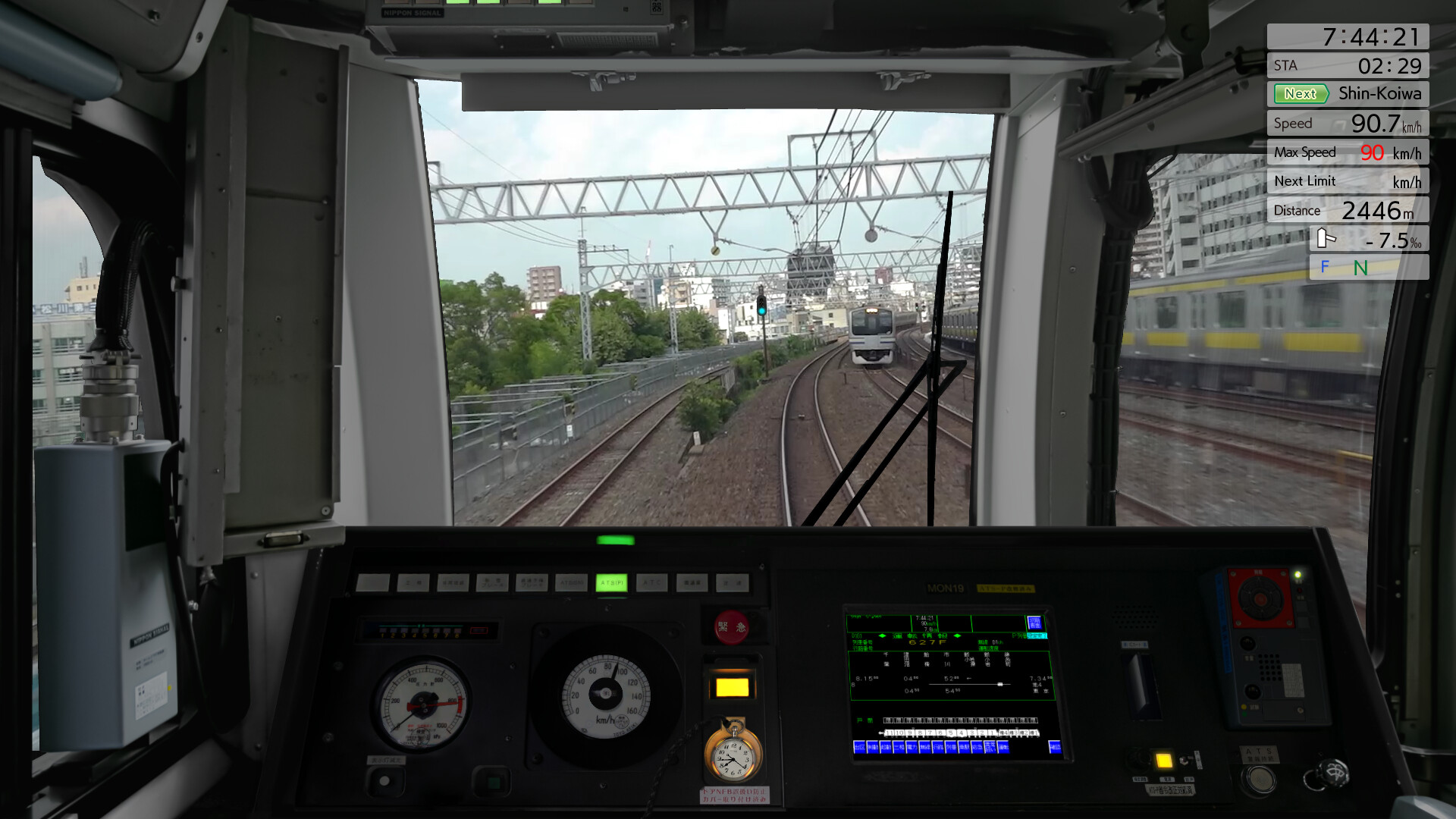 JR EAST Train Simulator: Sobu Line Rapid Service (Tokyo to Narita Airport Terminal 1) E217 series screenshot 9