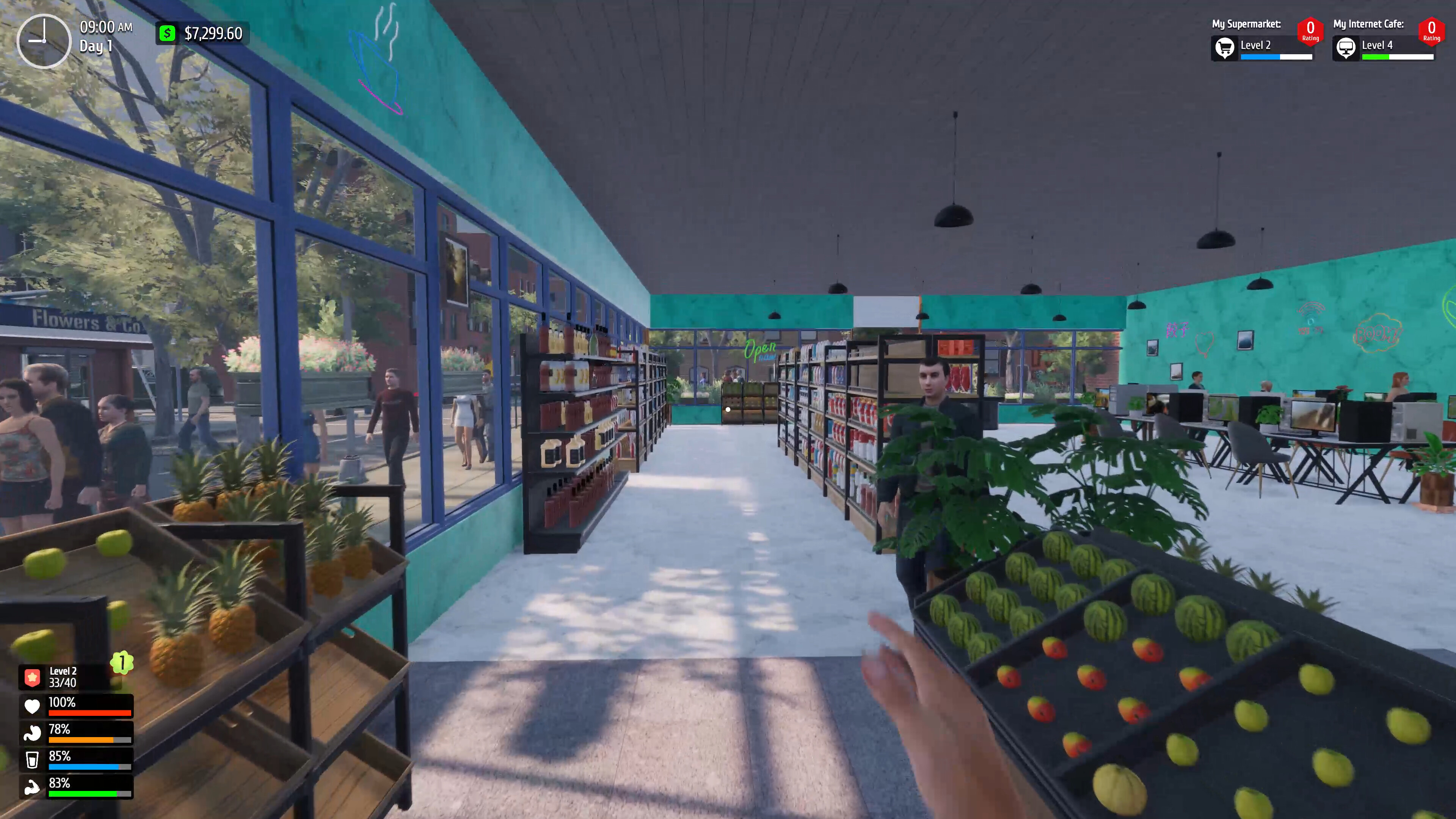 Internet Cafe & Supermarket Simulator screenshot 12