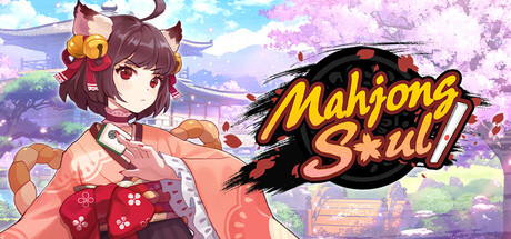 Mahjong Soul - Banner resmi Steam menampilkan karakter anime