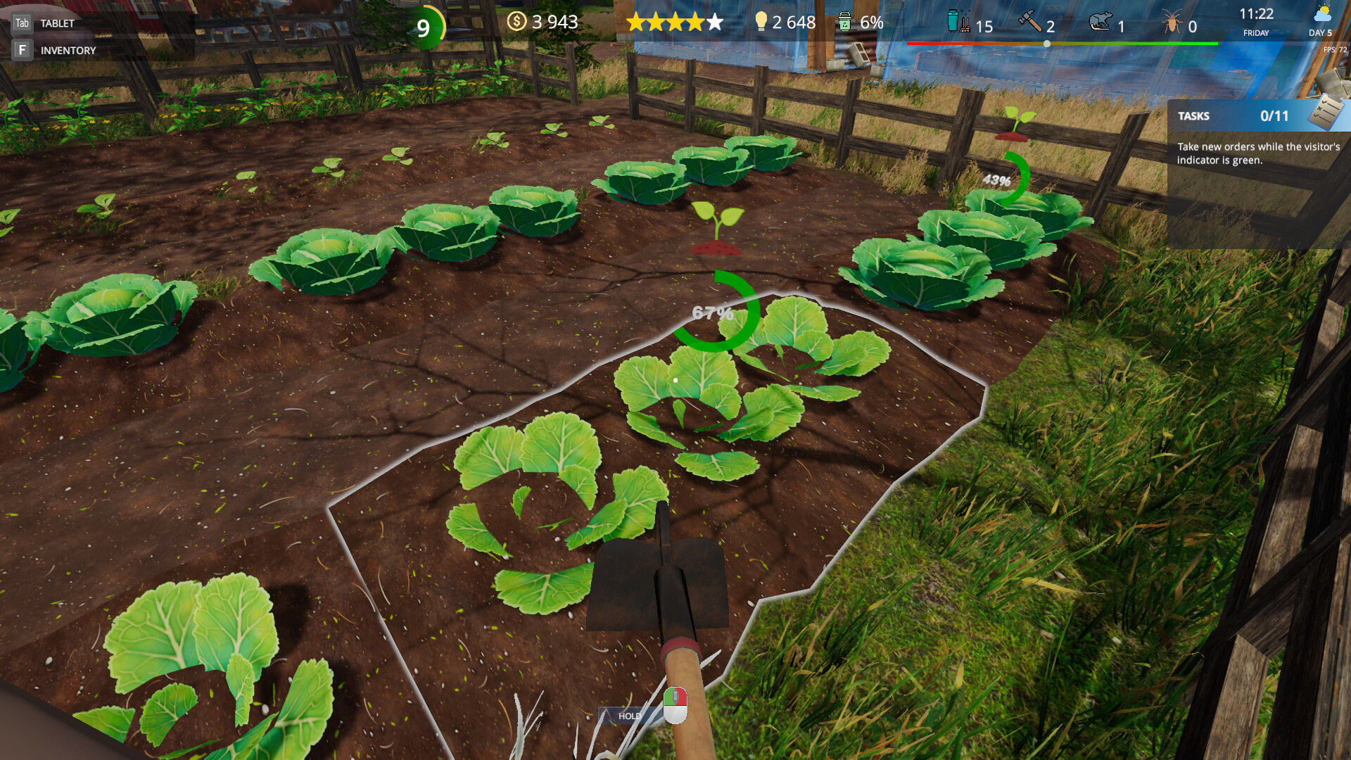 Cafe Owner Simulator - Farm DLC screenshot 4