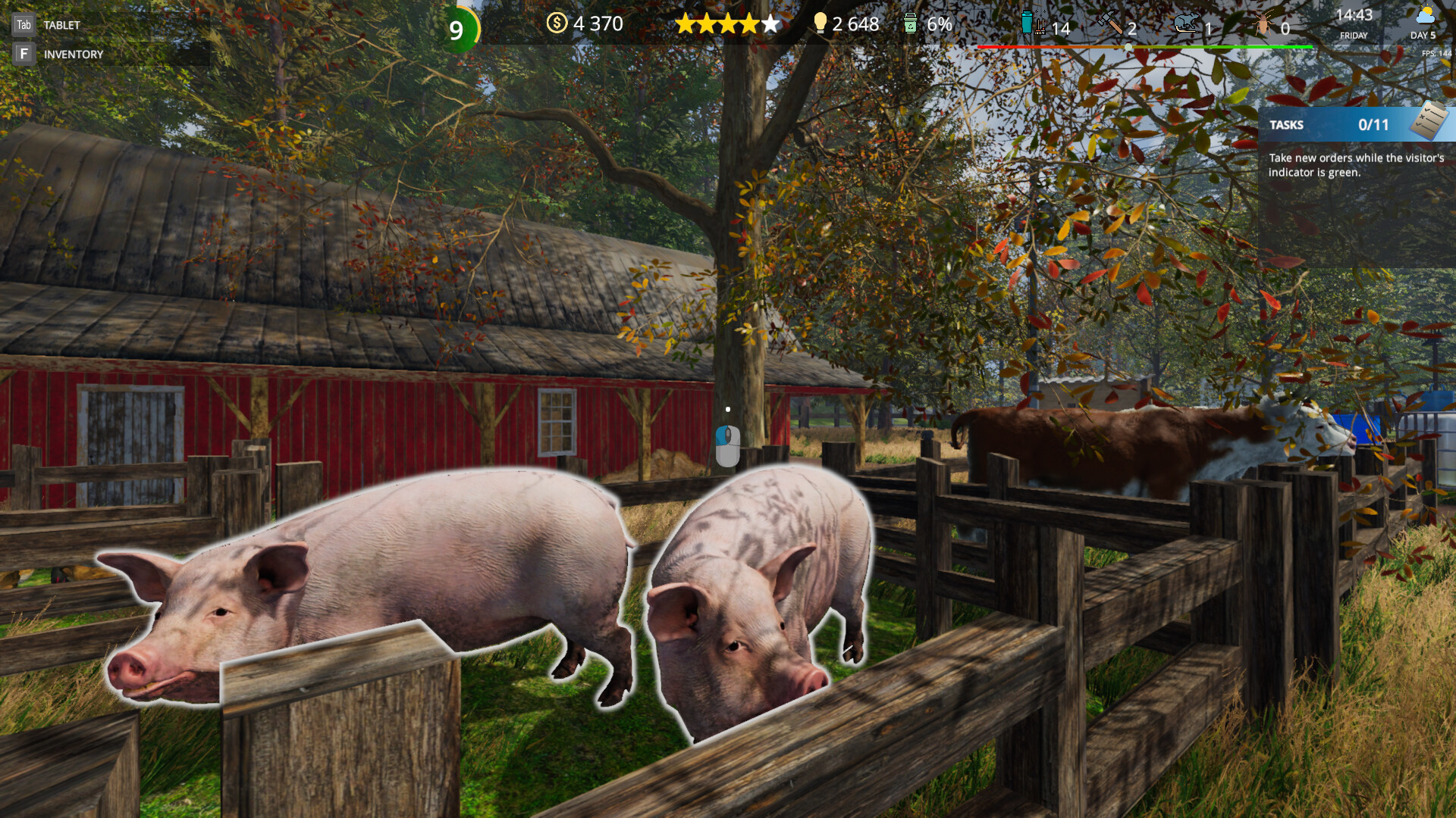Cafe Owner Simulator - Farm DLC screenshot 13
