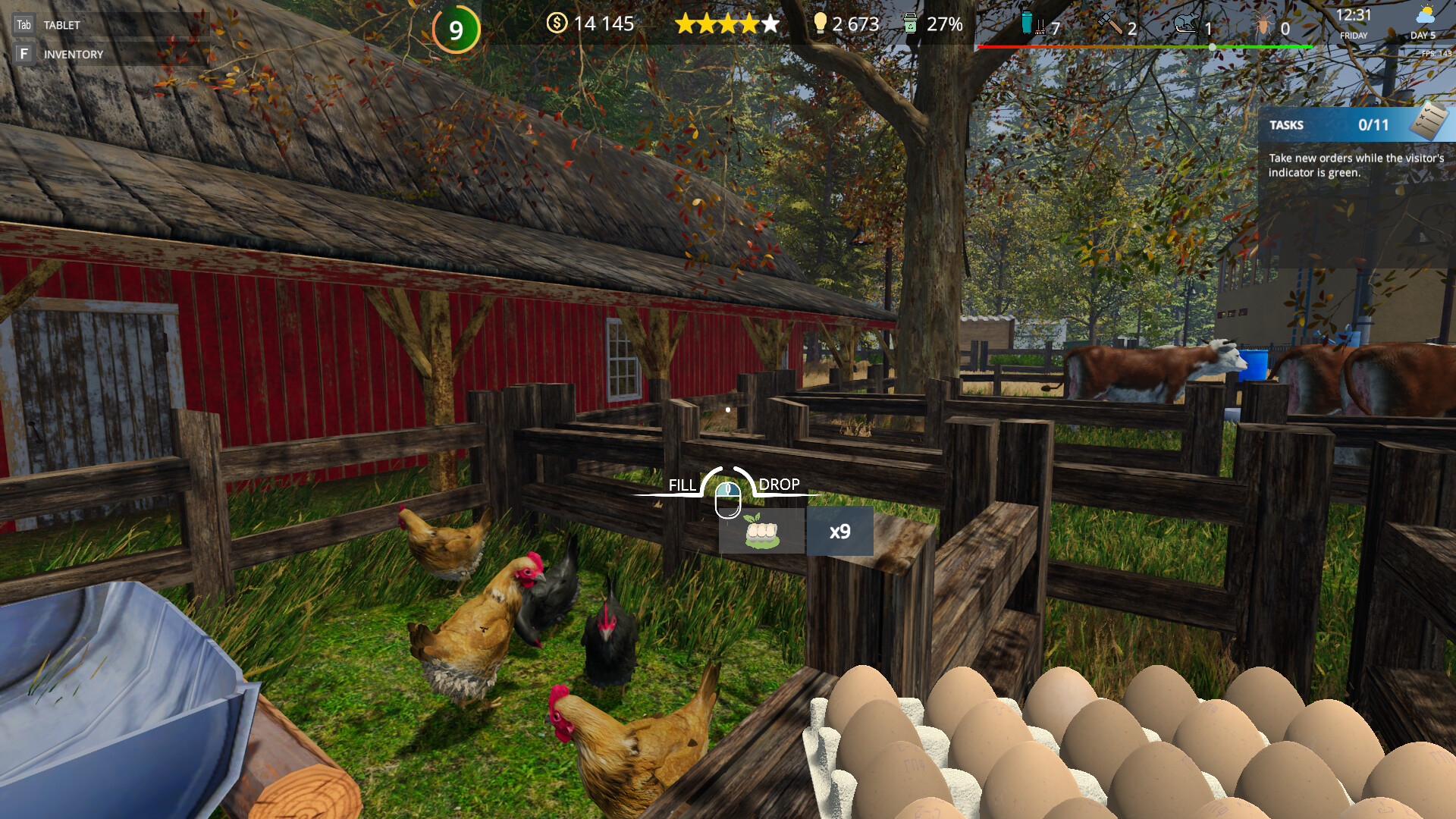 Cafe Owner Simulator - Farm DLC screenshot 8