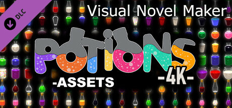 Visual Novel Maker - Potions Asset Pack 4K: header artwork