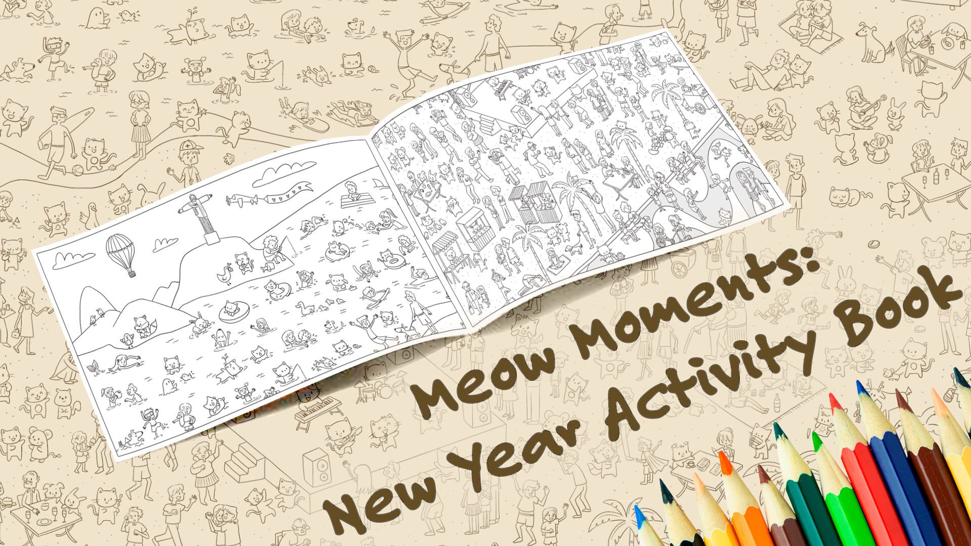Meow Moments: New Year Activity Book screenshot 1