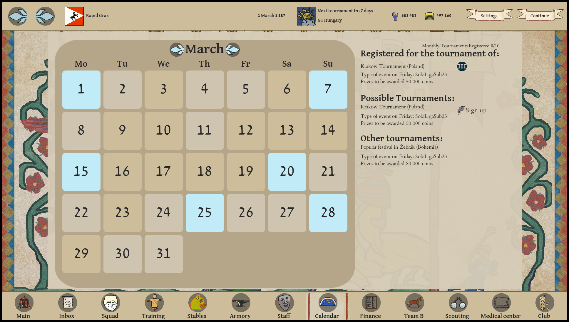 Jousting Manager screenshot 10