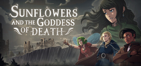 Sunflowers and the Goddess of Death banner