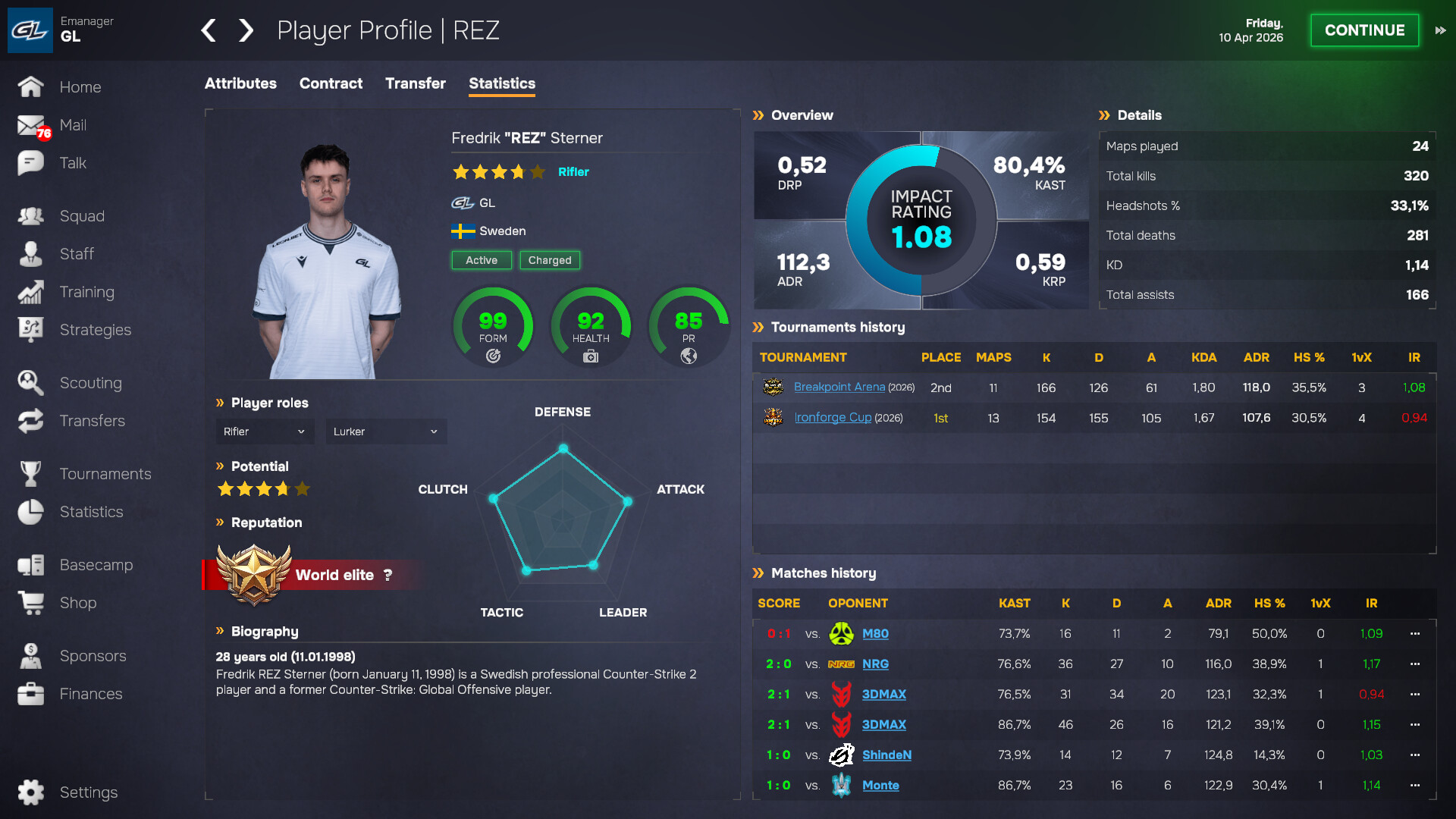 Esports Manager 2026 — изображение 25