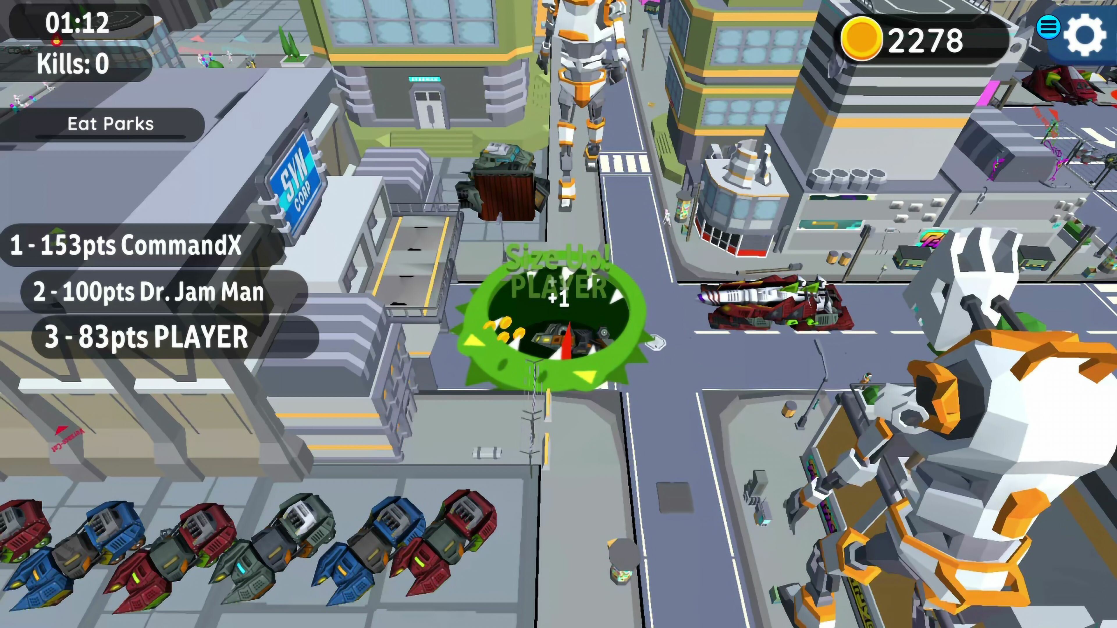 Hole io: Freaks DLC screenshot 1